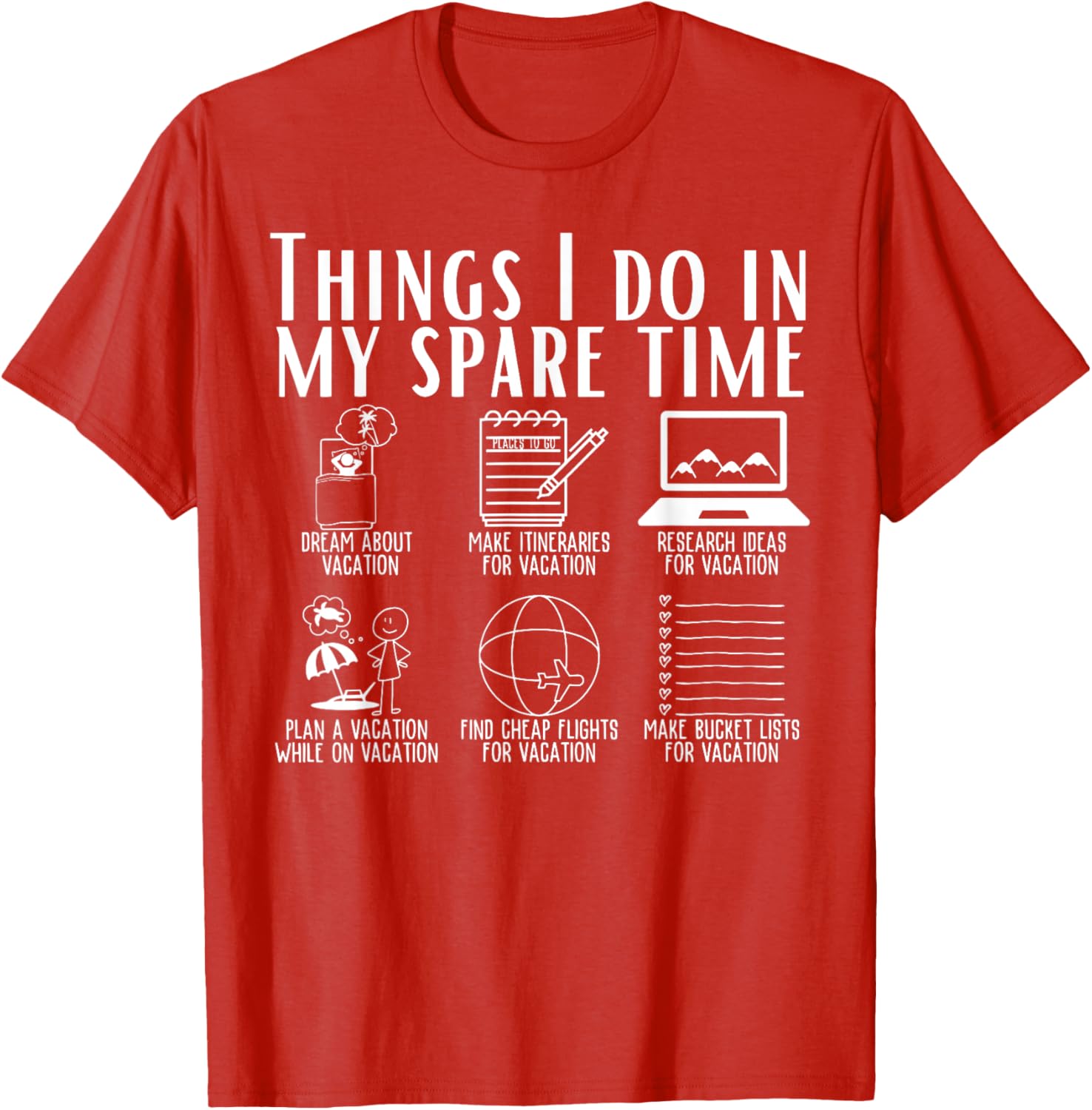 Funny Travel Adventure T-Shirt for Spare Time Explorers and Adventurers - 18