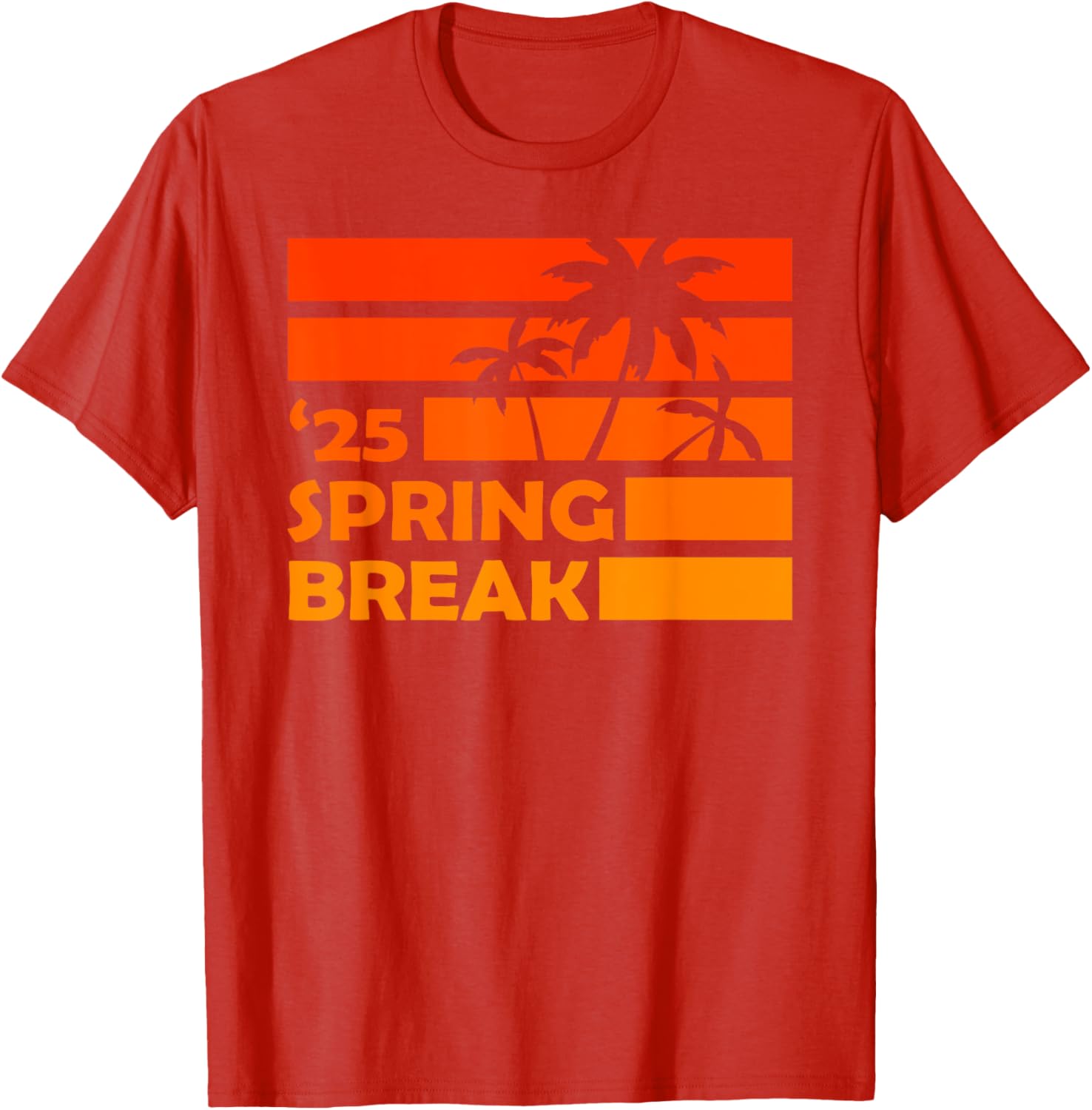 Vintage Spring Break 2025 Family Vacation Beach Graphic T-Shirt - 3
