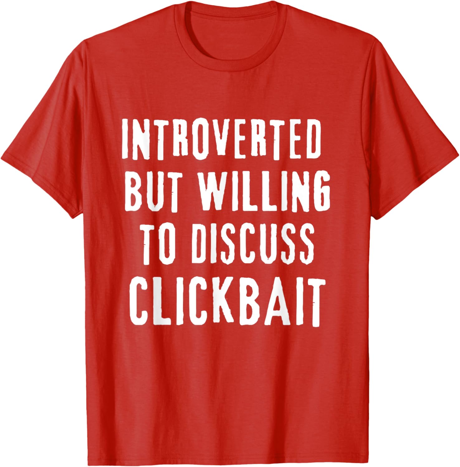 Introverted But Willing to Discuss T-Shirt Fun and Quirky Graphic Tee - 18