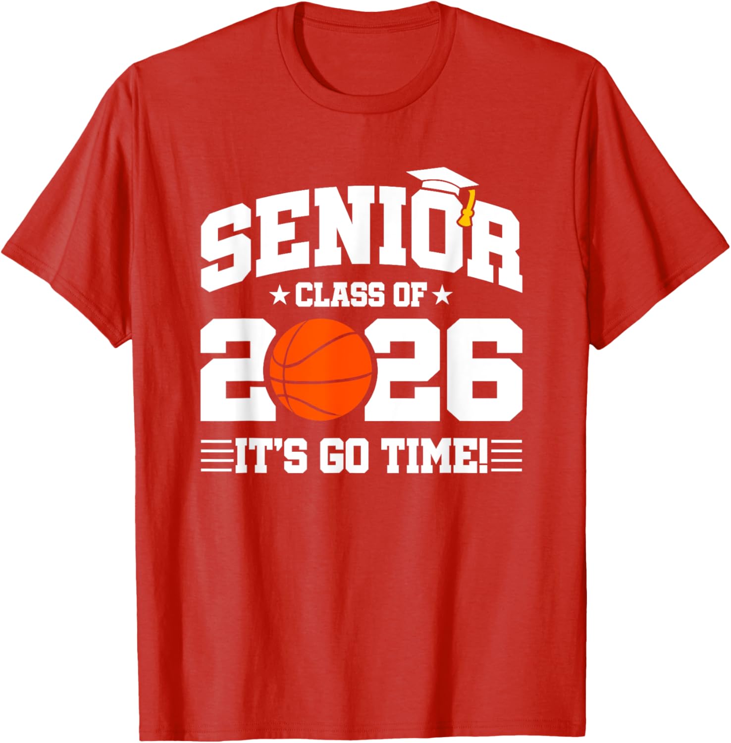 Class of 2026 Senior Year Basketball Player T-Shirt for Basketball Fans - 8