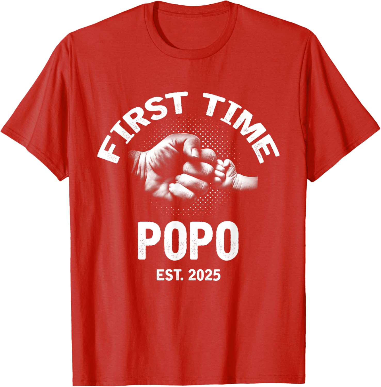 First Time Popo 2025 Father's Day Vintage T-Shirt for Dads - 18