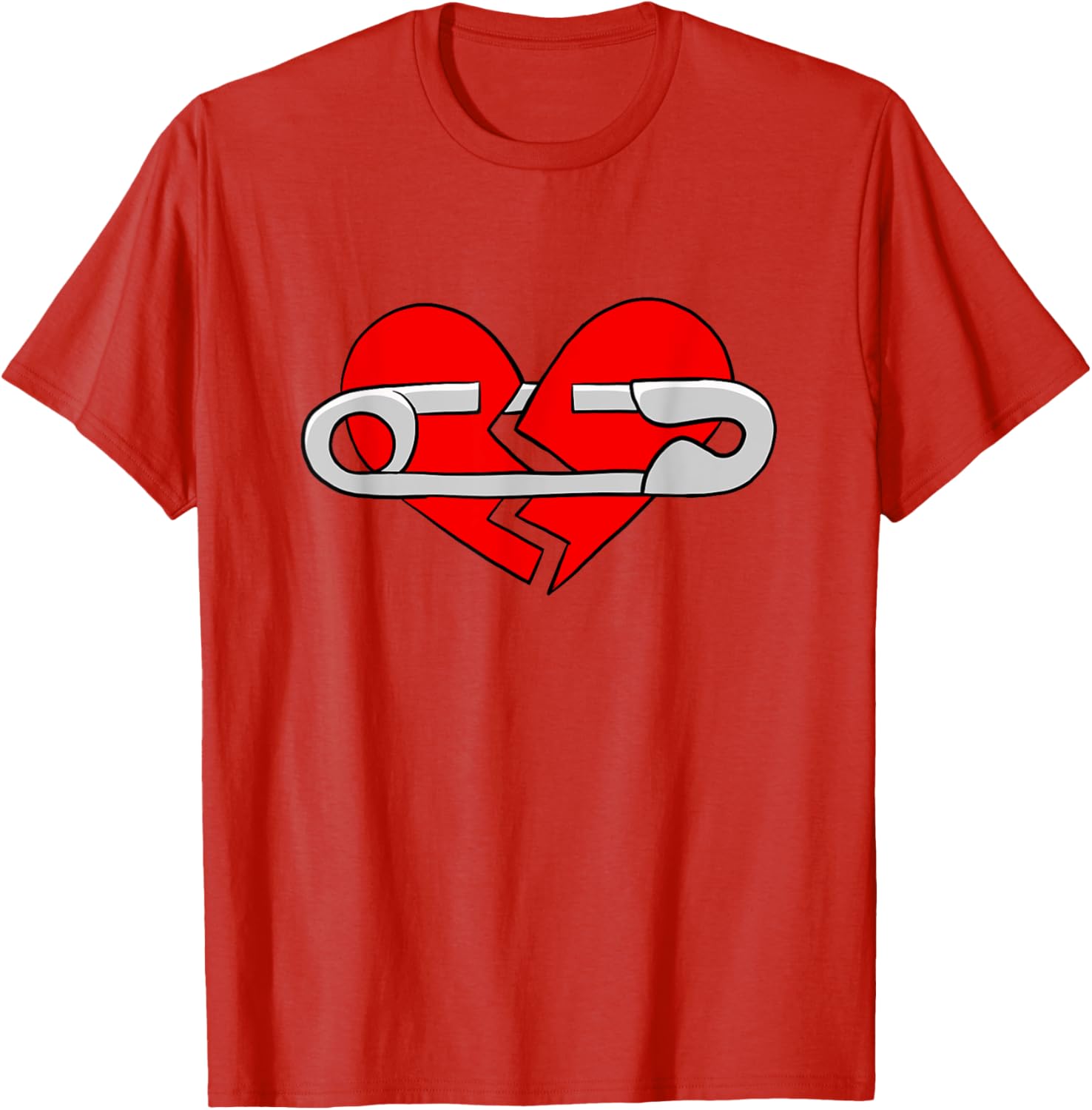 Red Healing In Progress Graphic T-Shirt - Stylish Healing Quotes Tee - 26