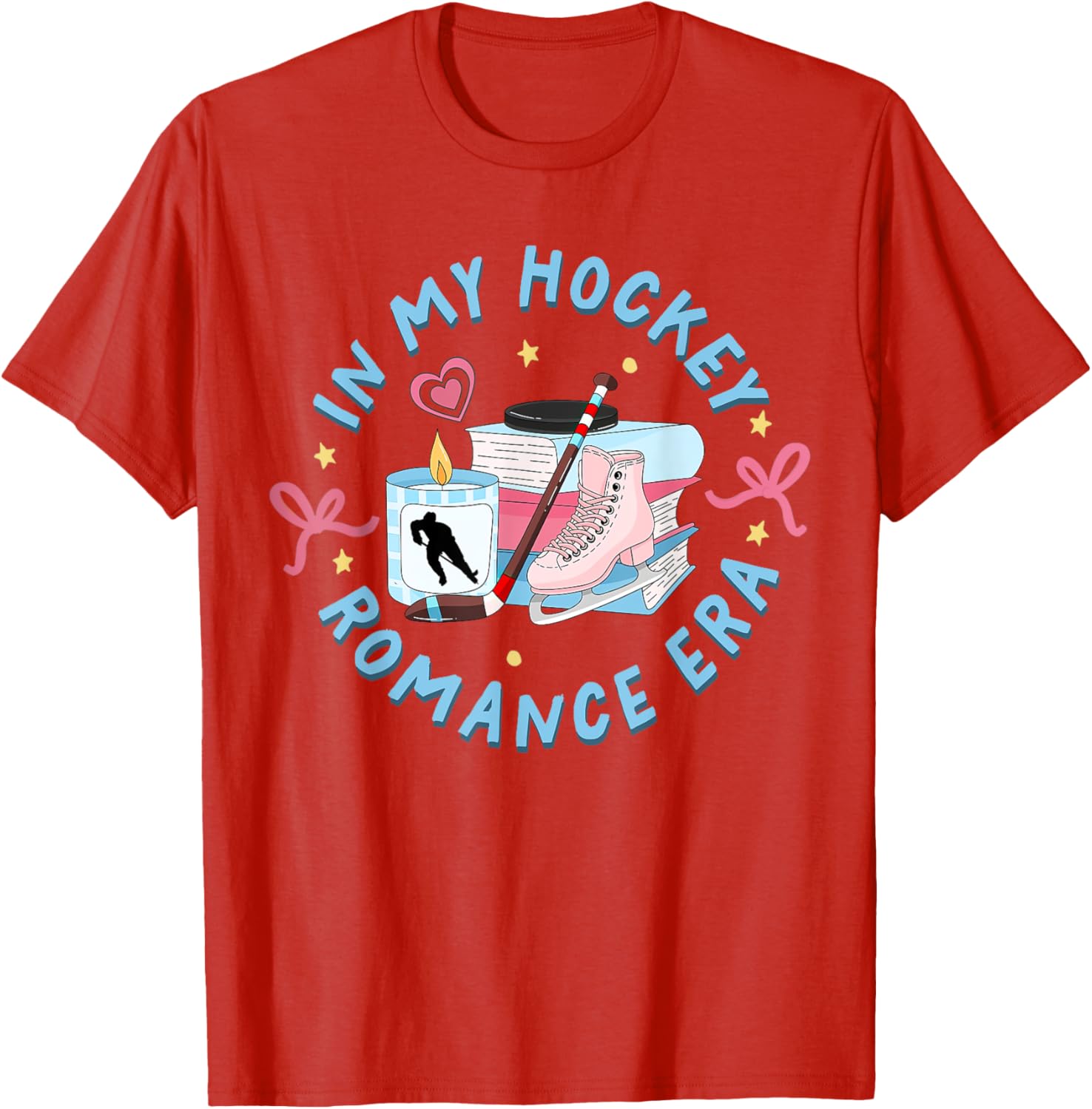 Funny Hockey Romance Reader T-Shirt for Sport Lovers and Fans - 6