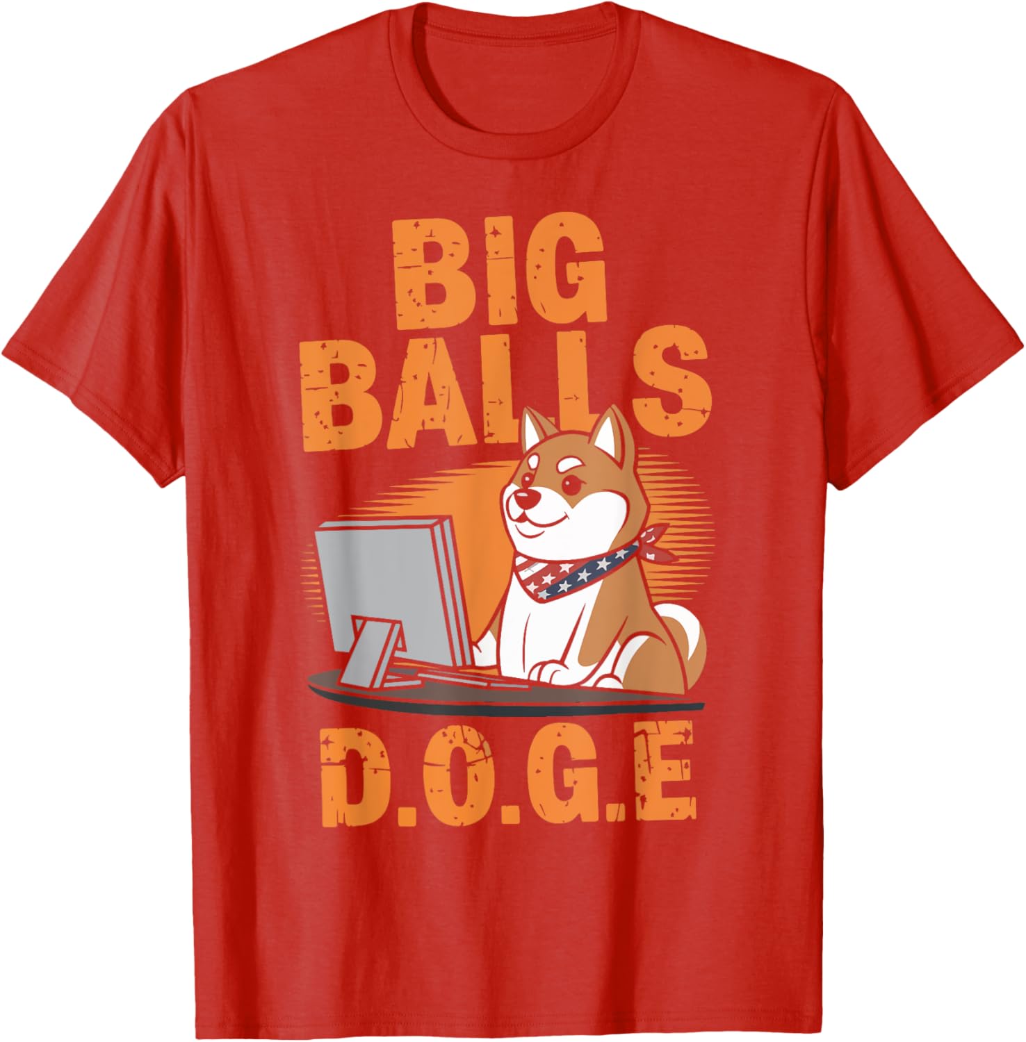 Funny Big Balls D.O.G.E DOGE T-Shirt for Dog Lovers and Pet Owners - 12