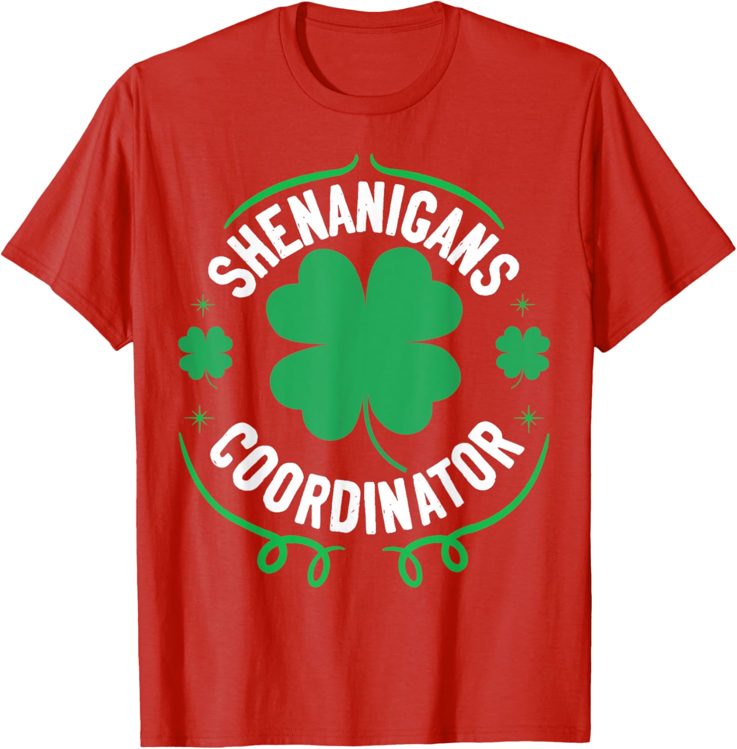 Shenanigans Coordinator St Patrick's Day Teacher Matching T-Shirt - 16