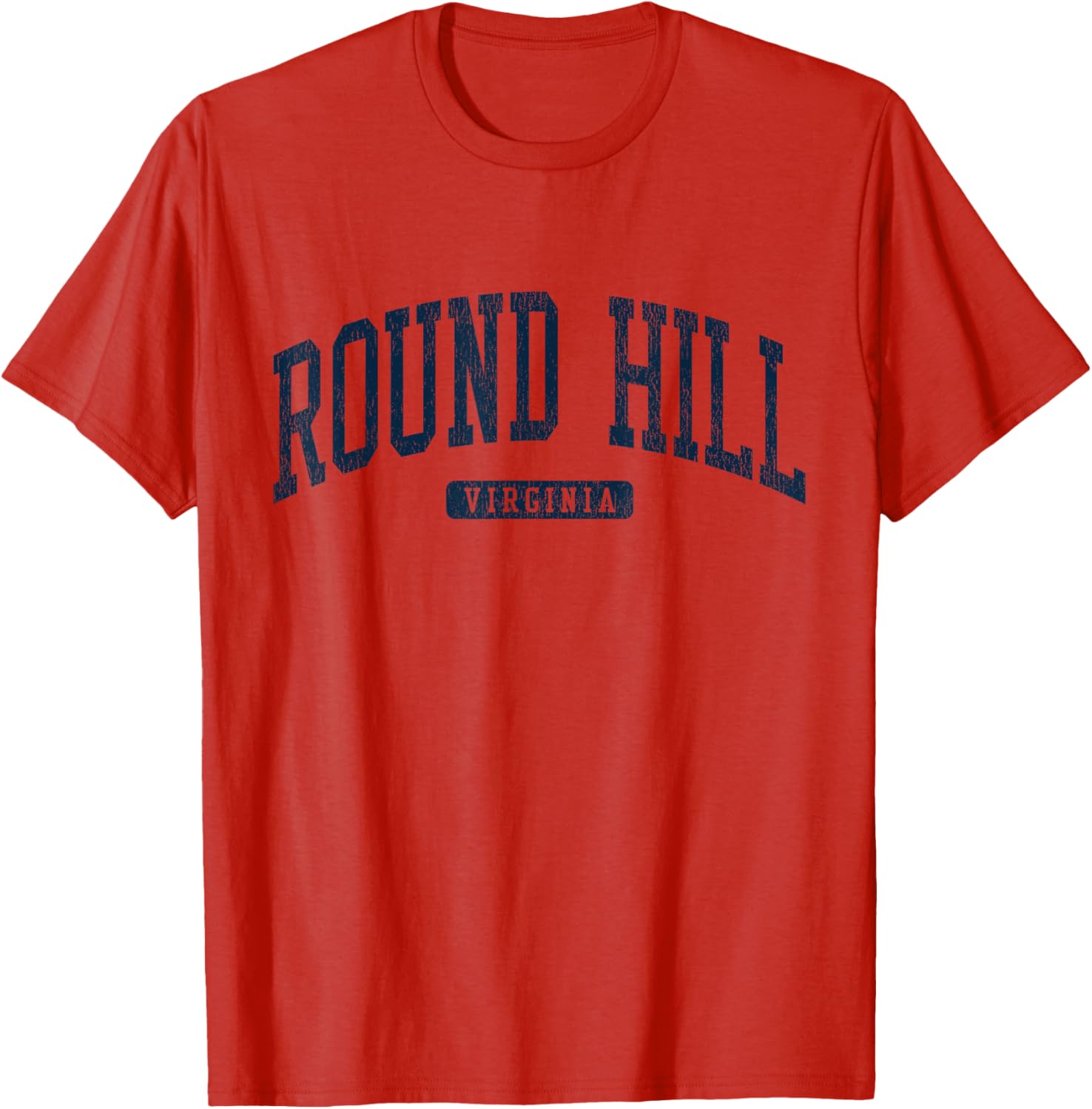 Round Hill Virginia College University Style Blue T-Shirt for Everyone - 4