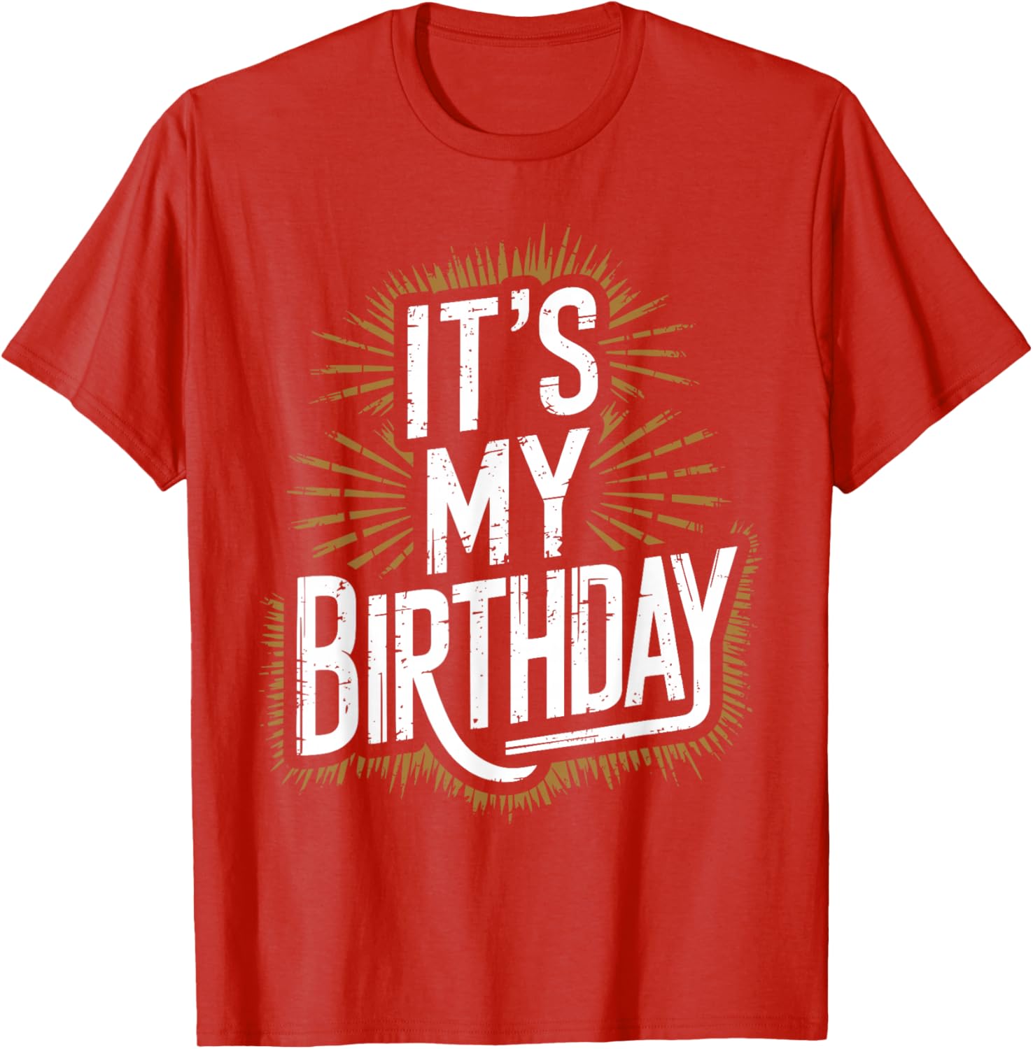 Vintage It's My Birthday Distressed T-Shirt for Men, Women, and Kids - 5