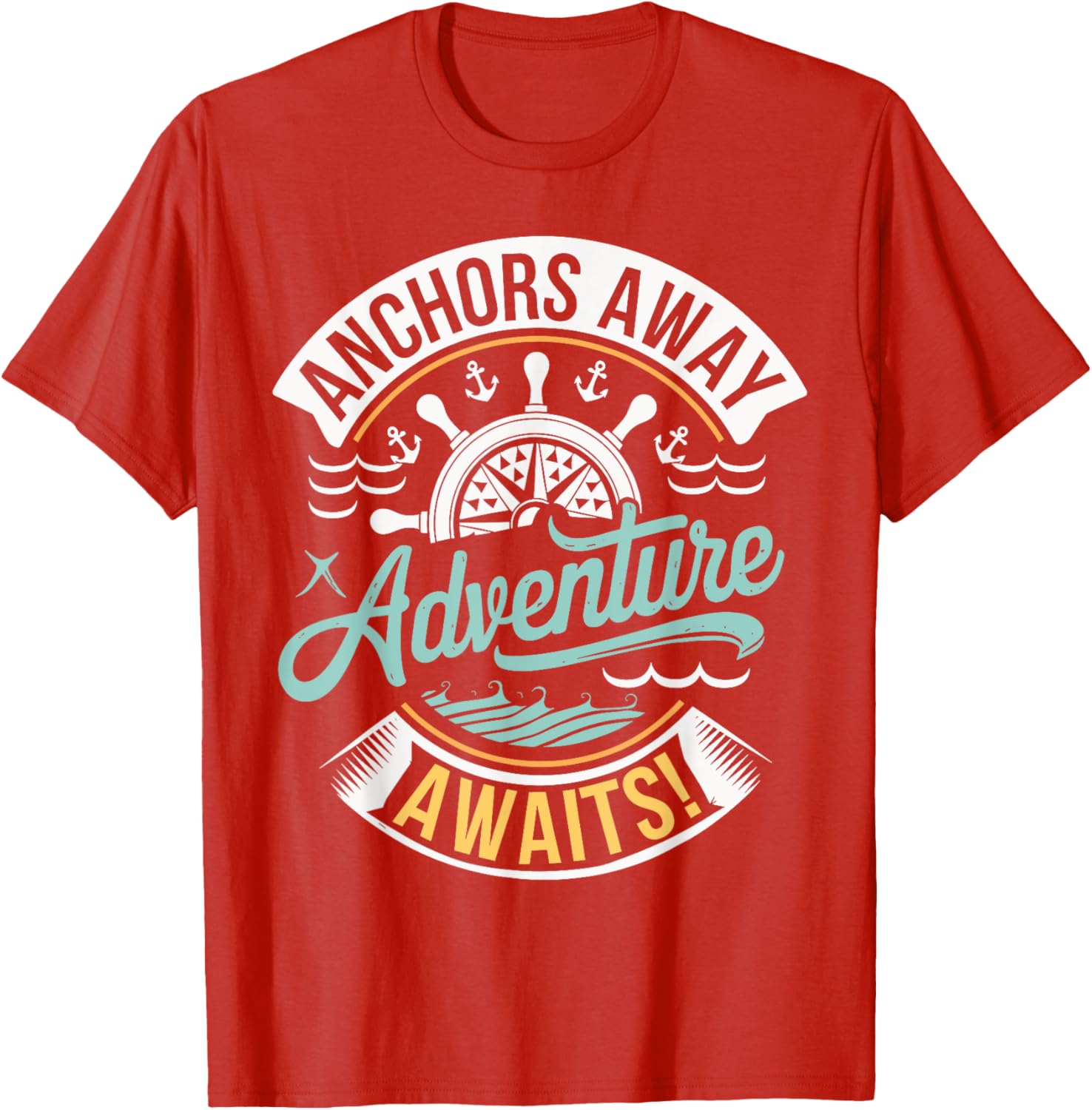 Anchors Away Nautical Adventure T-Shirt for Sea Lovers and Explorers - 16