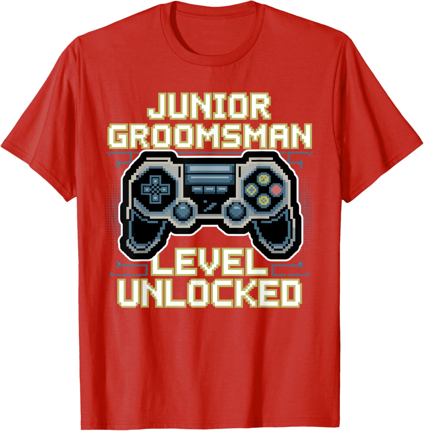 Cute Junior Groomsman Gaming T-Shirt for Boys - Perfect Wedding Outfit - 14