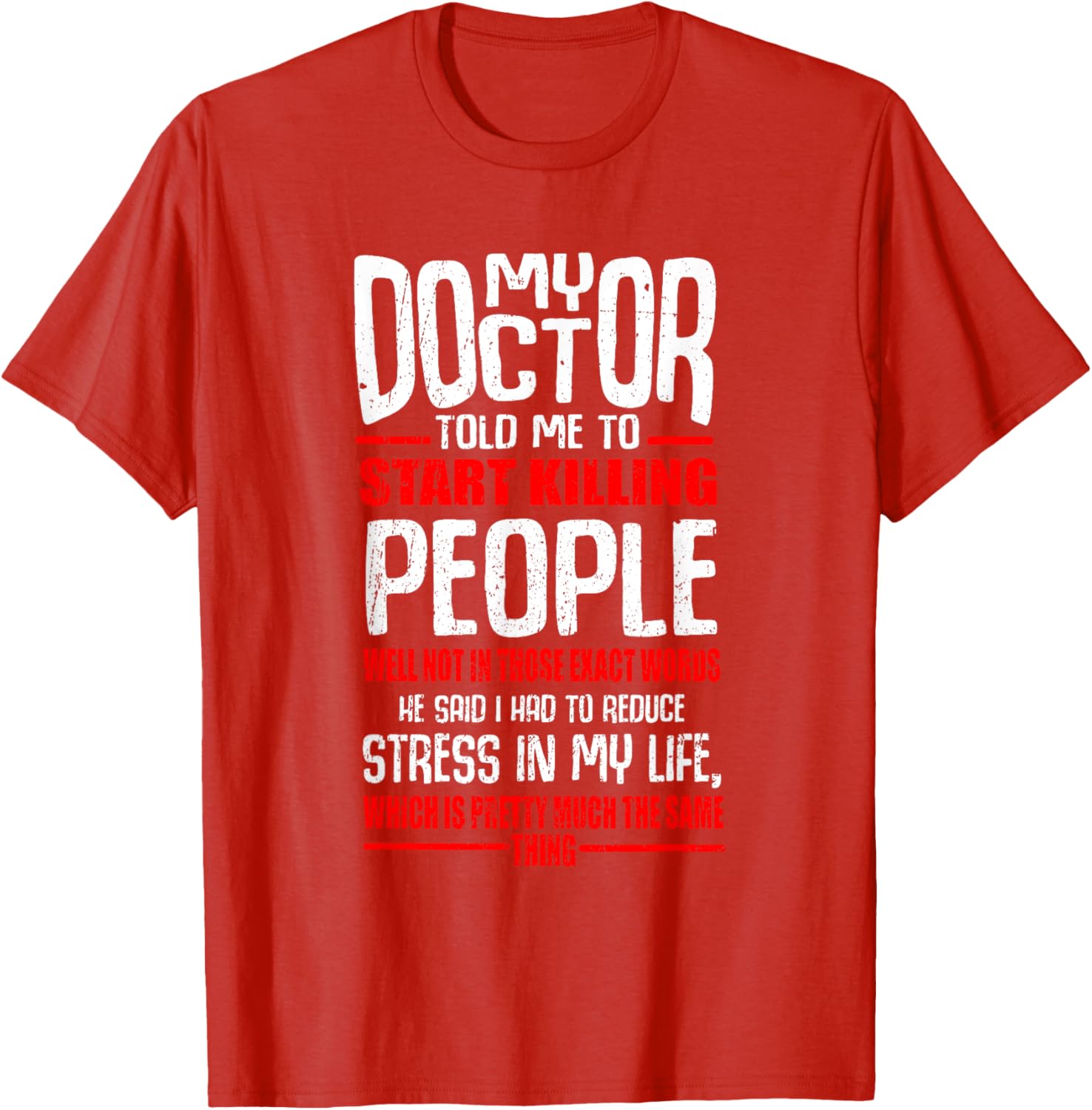 Reduce Stress with Humor Kill People T-Shirt for Fun Casual Wear - 3