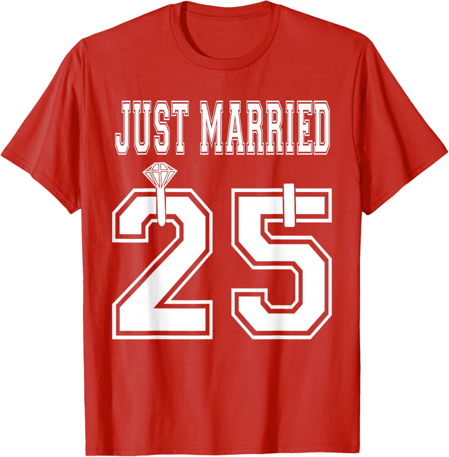 Just Married Couple Matching Honeymoon T-Shirts for Wife and Husband - 8