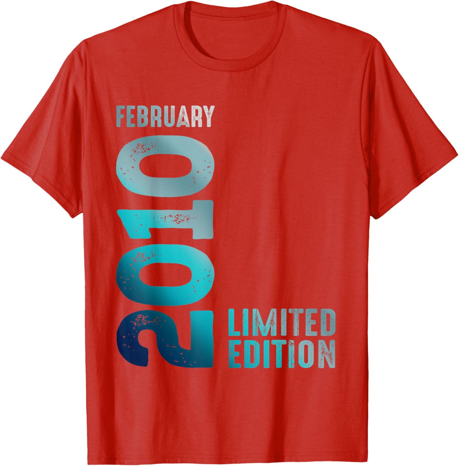 February 2010 Limited Edition Birthday T-Shirt for Unique Celebrations - 9