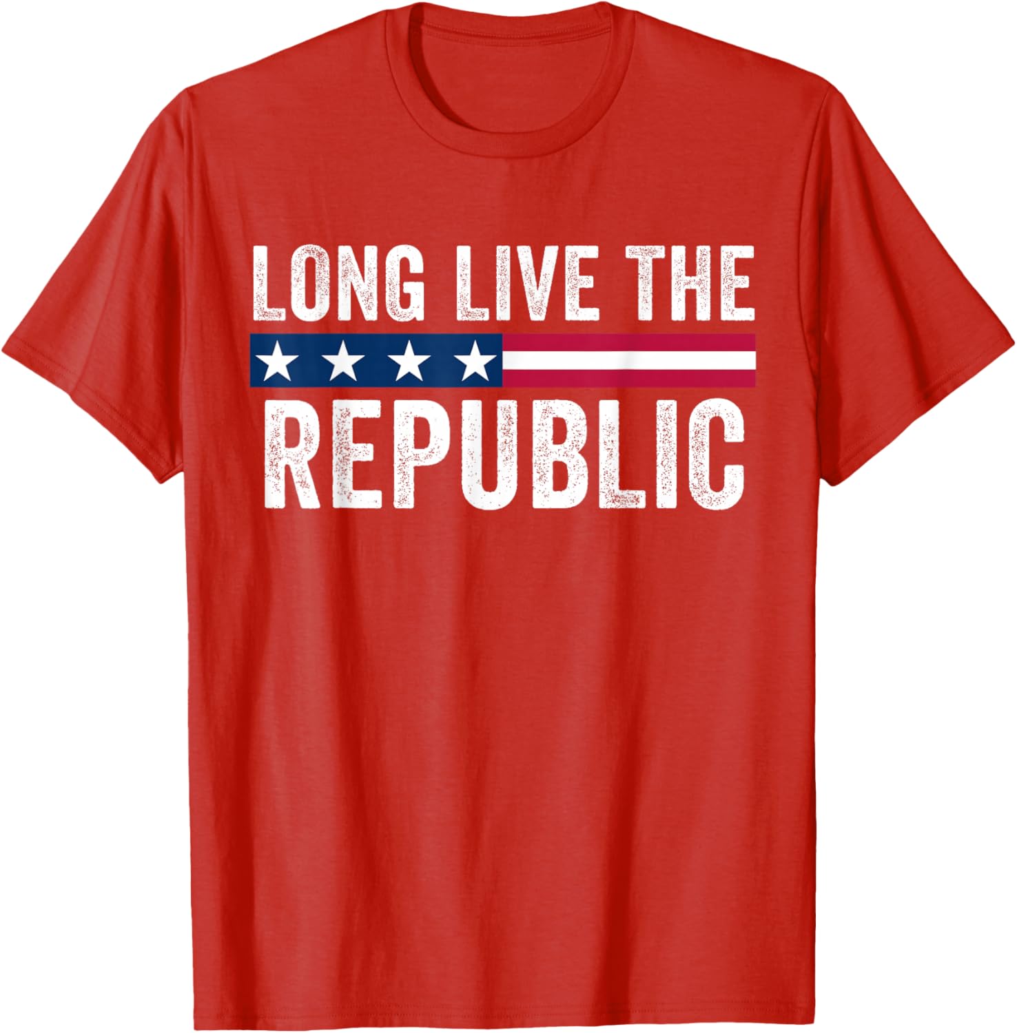 Long Live the Republic American Flag T-Shirt for Patriotic Style - 23