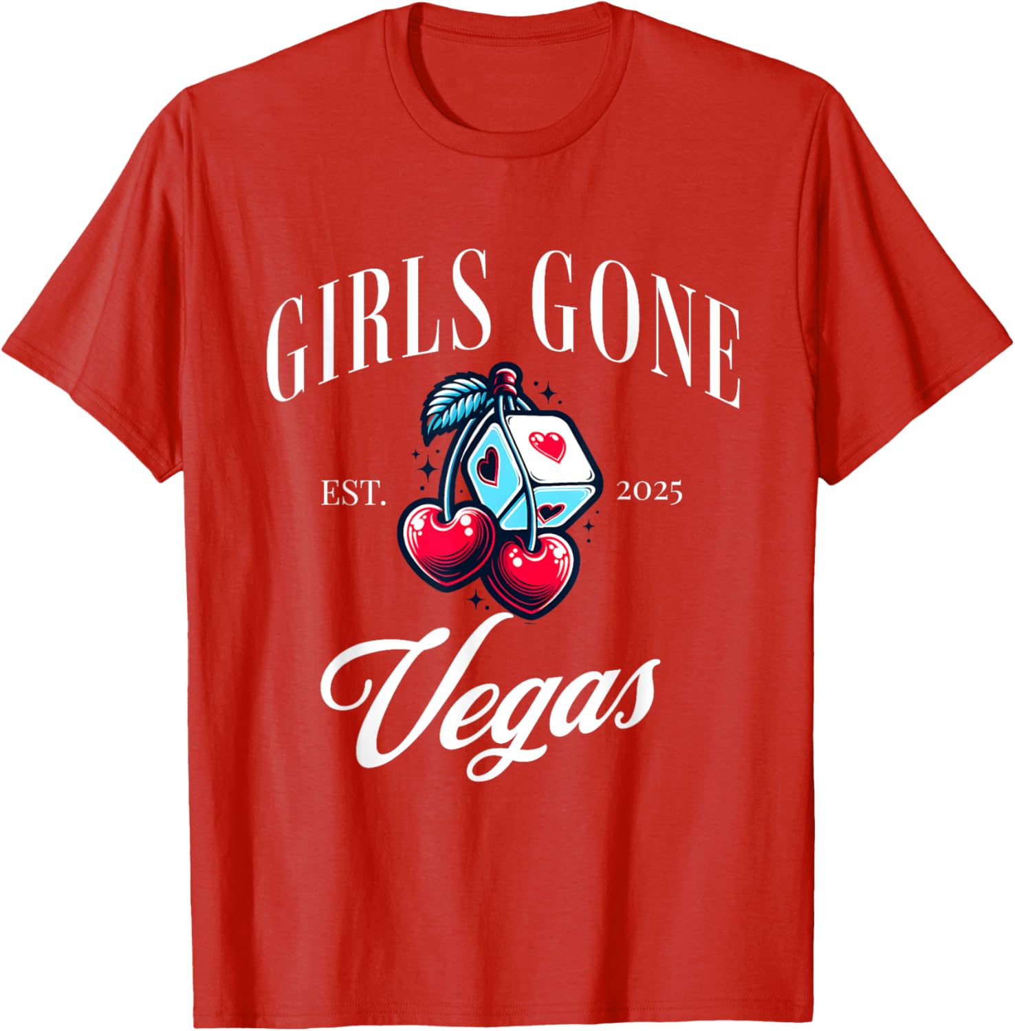 Girls Gone Vegas 2025 Bachelorette Party T-Shirt for Fun Trips - 2