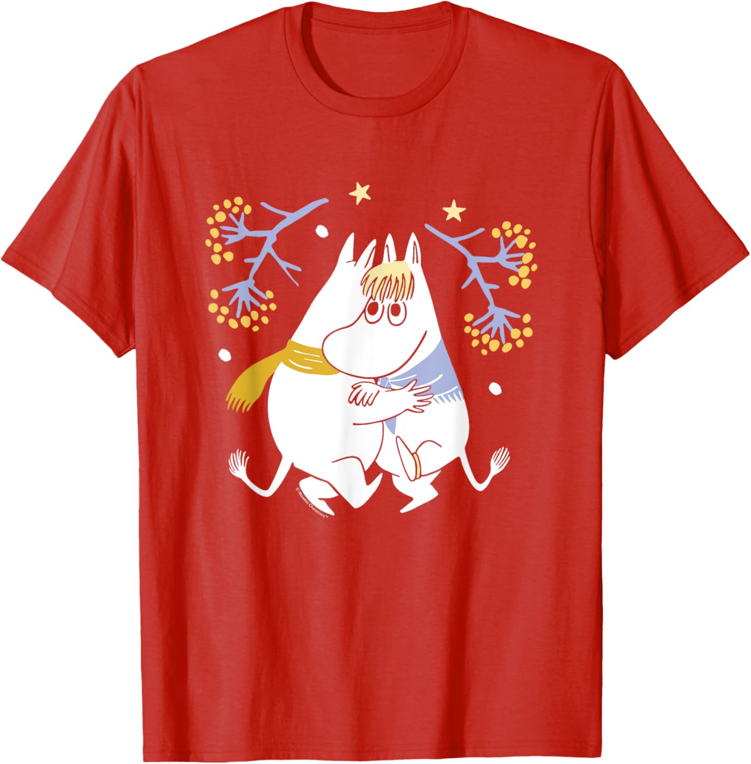 Moomin Moomintroll and Snorkmaiden Winter Dance T-Shirt for Kids - 15