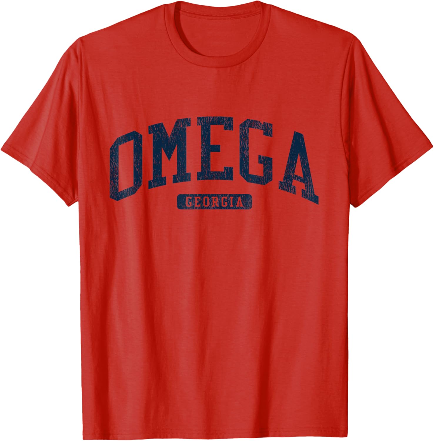 Omega Georgia College University Blue T-Shirt - Stylish and Comfy Apparel - 4