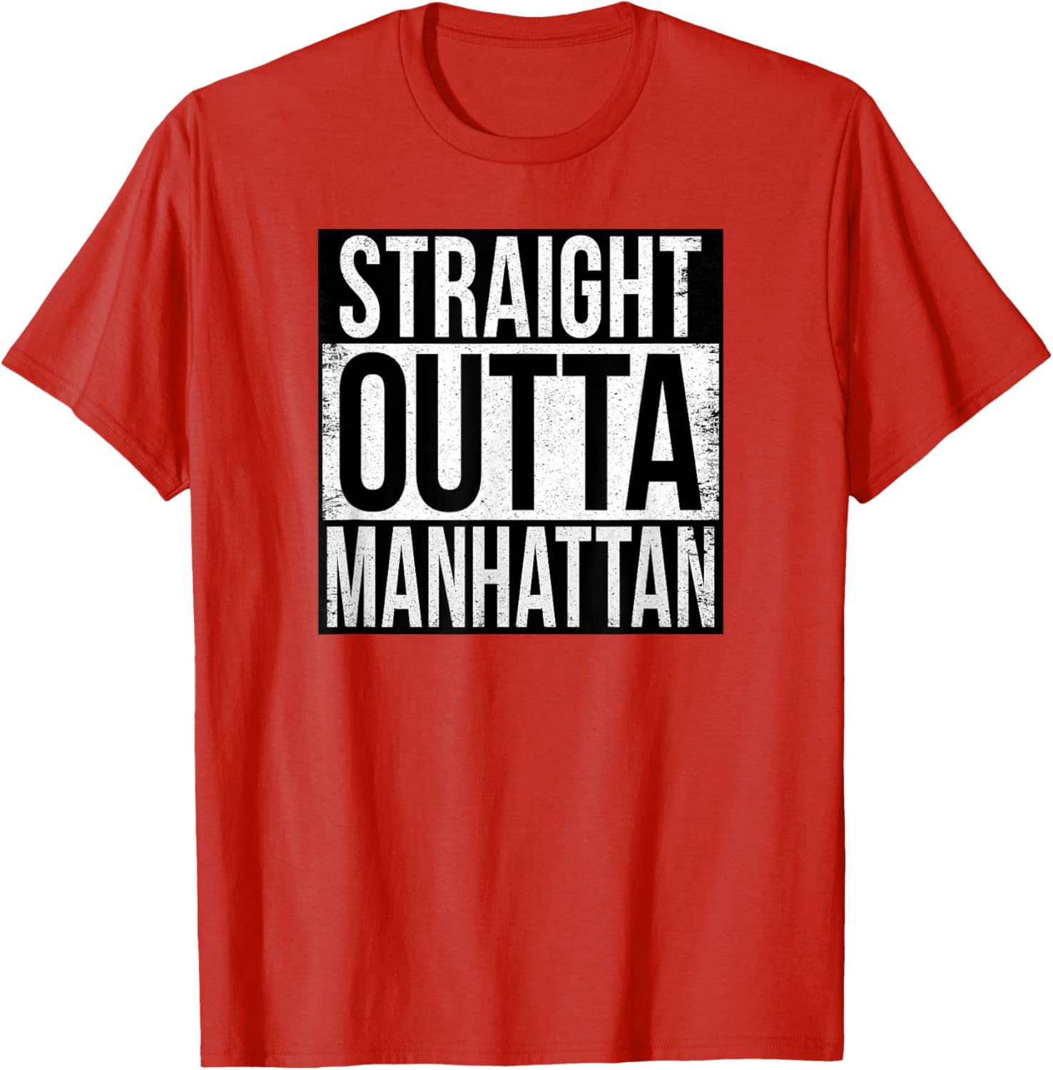 Straight Outta Manhattan T-Shirt for Fun Fashion and City Vibes - 25