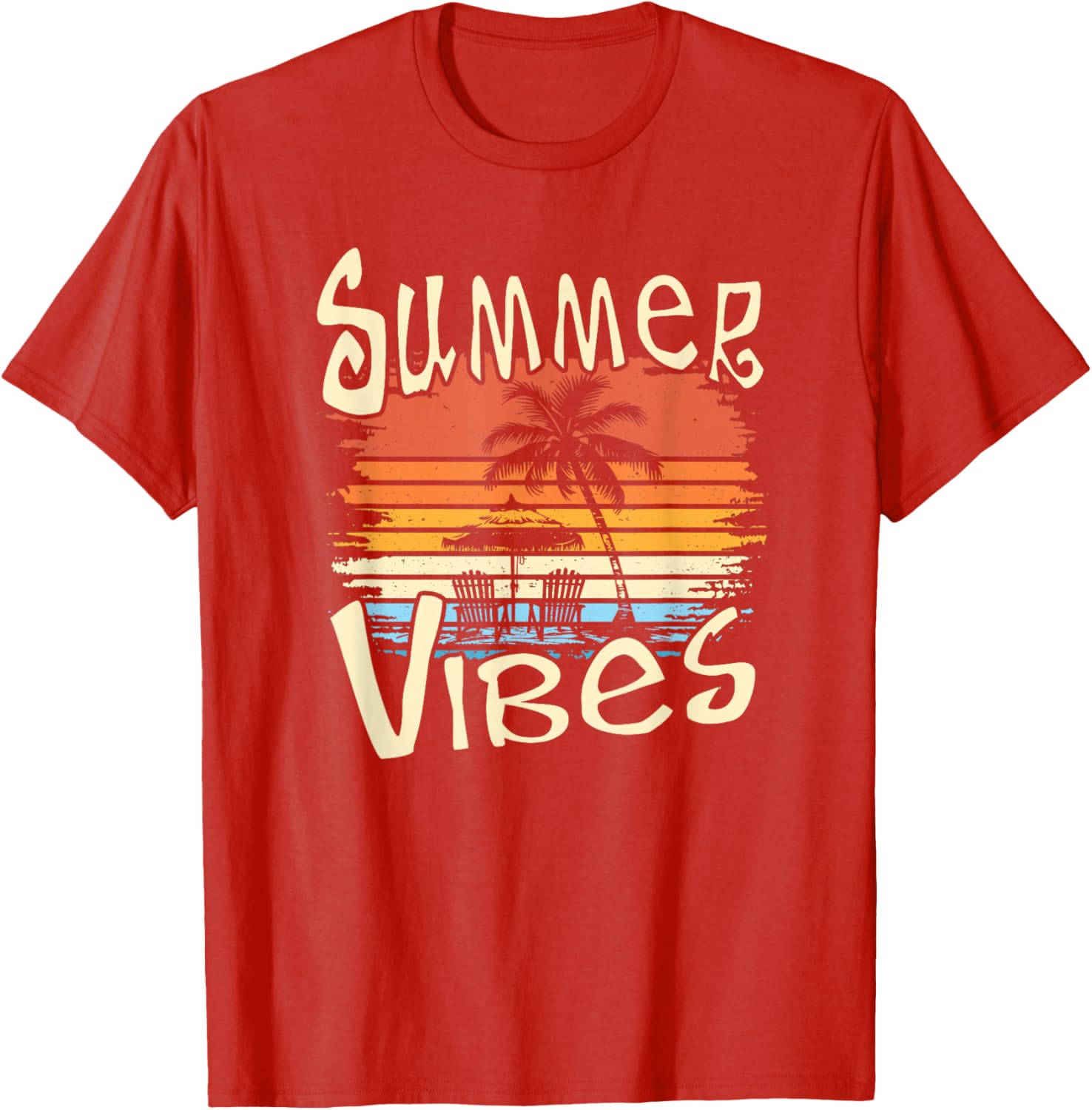 Summer Vibes Retro Palm Tree T-Shirt for Fun and Stylish Days - 14
