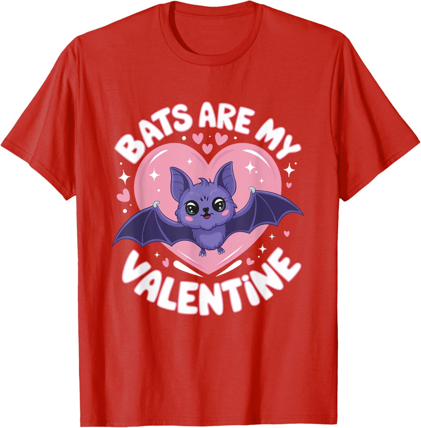Pastel Goth Bat T-Shirt for Girls - Valentine's Day Cute Spooky Fashion - 13