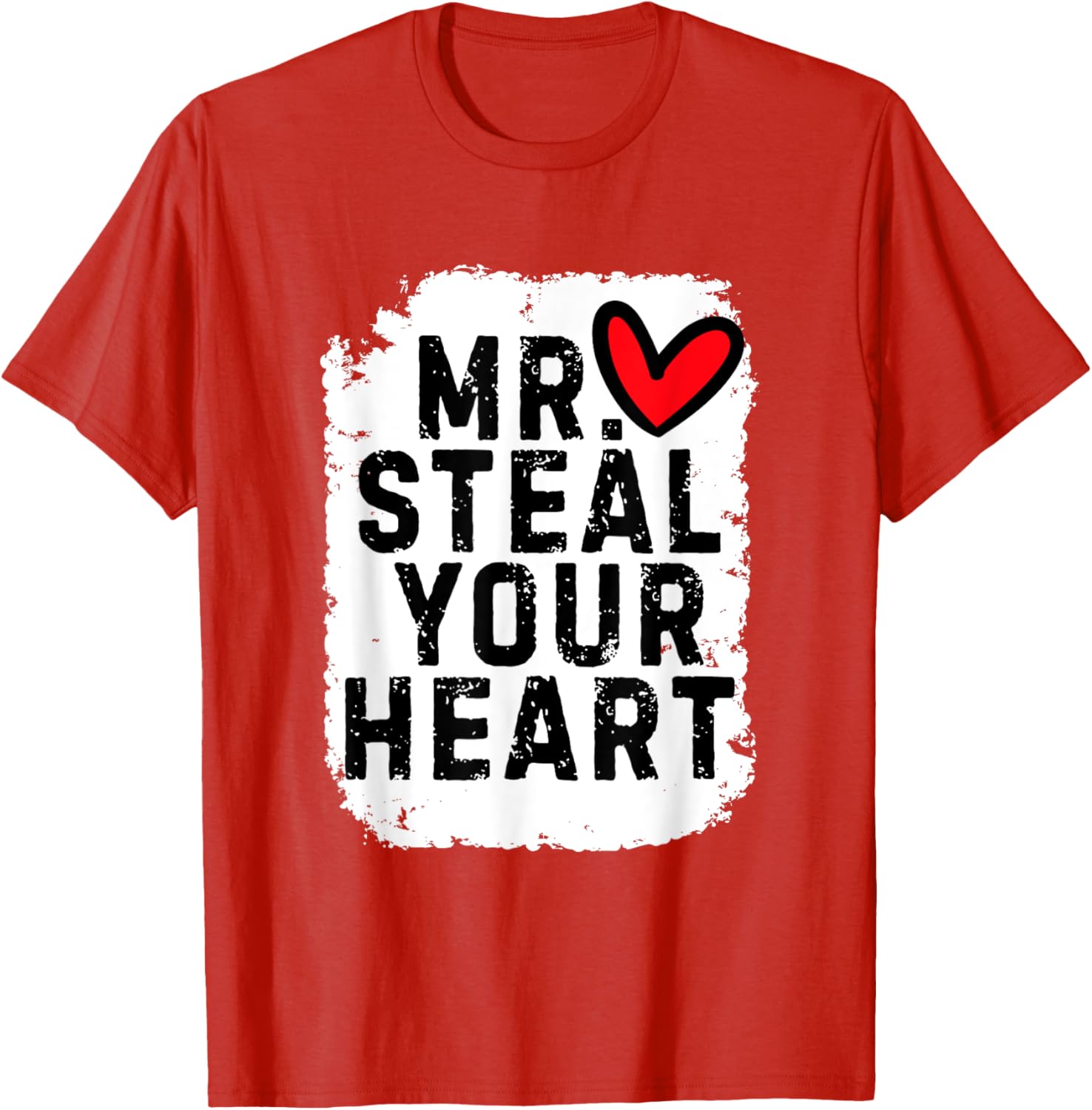 Mr Steal Your Heart Boys Toddler Valentine's Day T-Shirt for Kids - 5