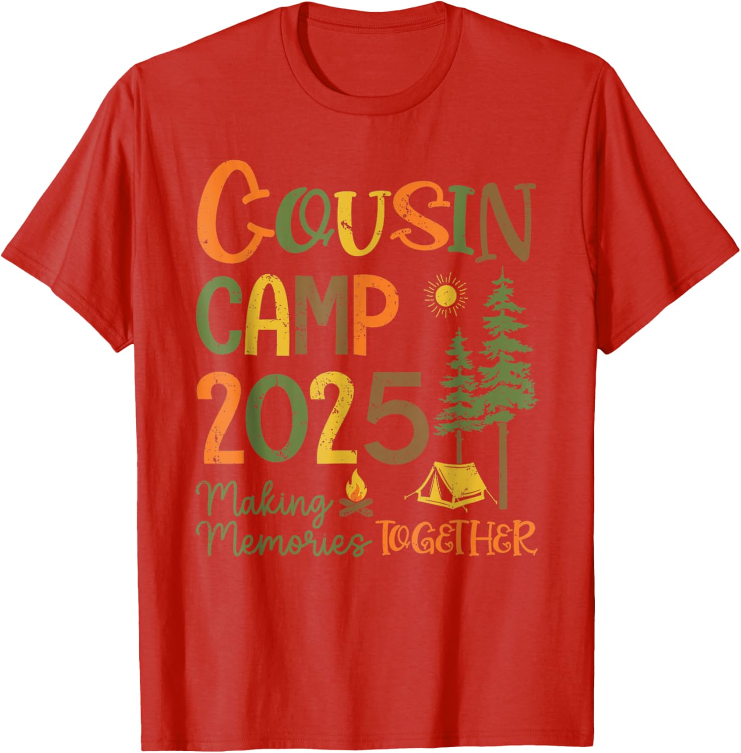 Cousin Camp 2025 Matching T-Shirts for Family Fun and Memories - 9