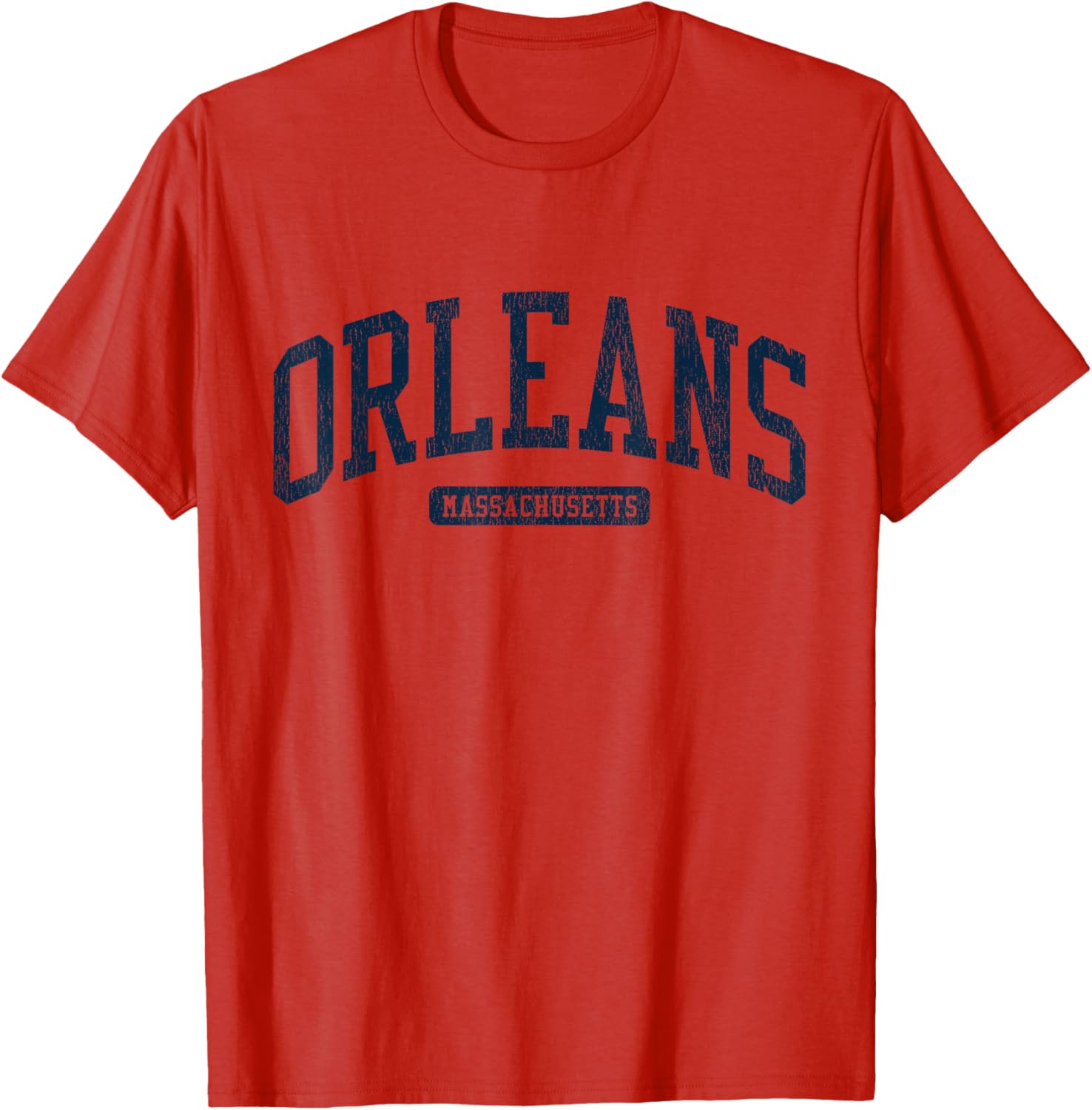 Orleans MA College University Style Blue T-Shirt for Comfortable Casual Wear - 6