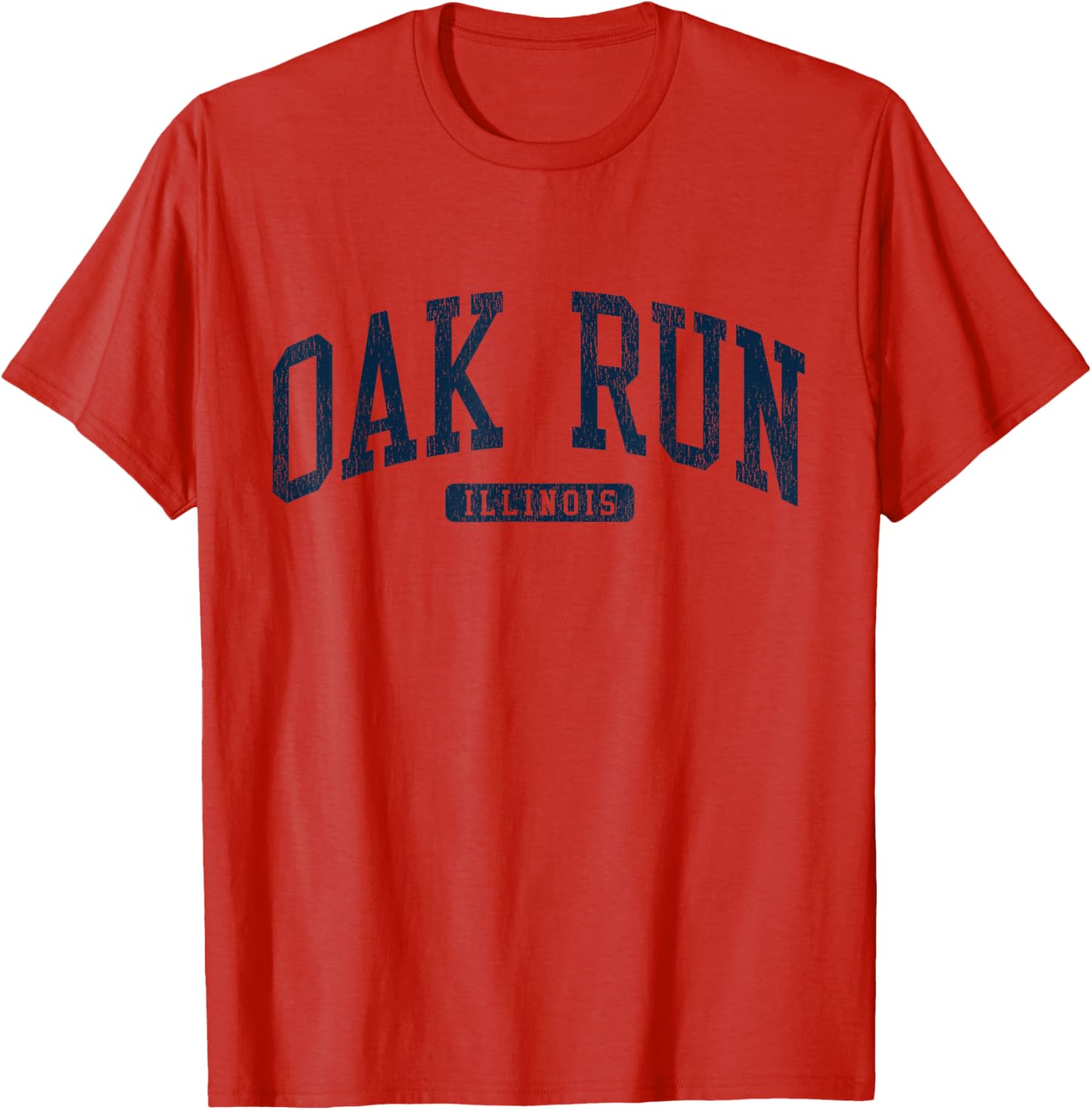 Oak Run Illinois College University Blue T-Shirt for Students and Fans - 11