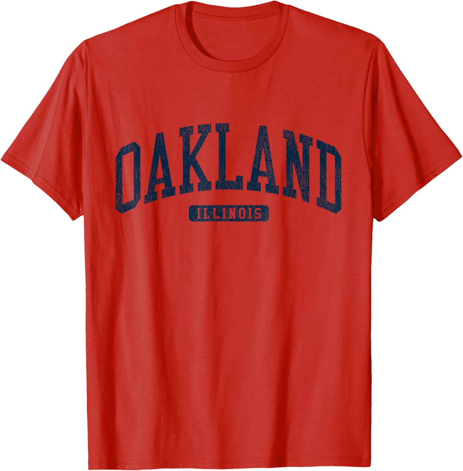 Oakland Illinois College University Blue T-Shirt for Comfort and Style - 17