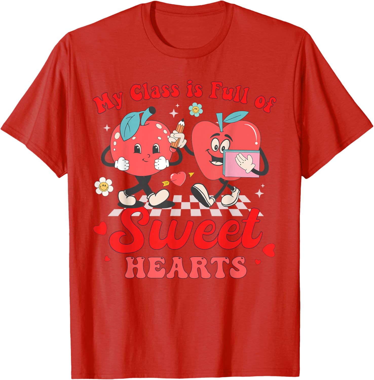 Cute Teacher Valentines Day T-Shirt My Class Is Full of Sweethearts - 9