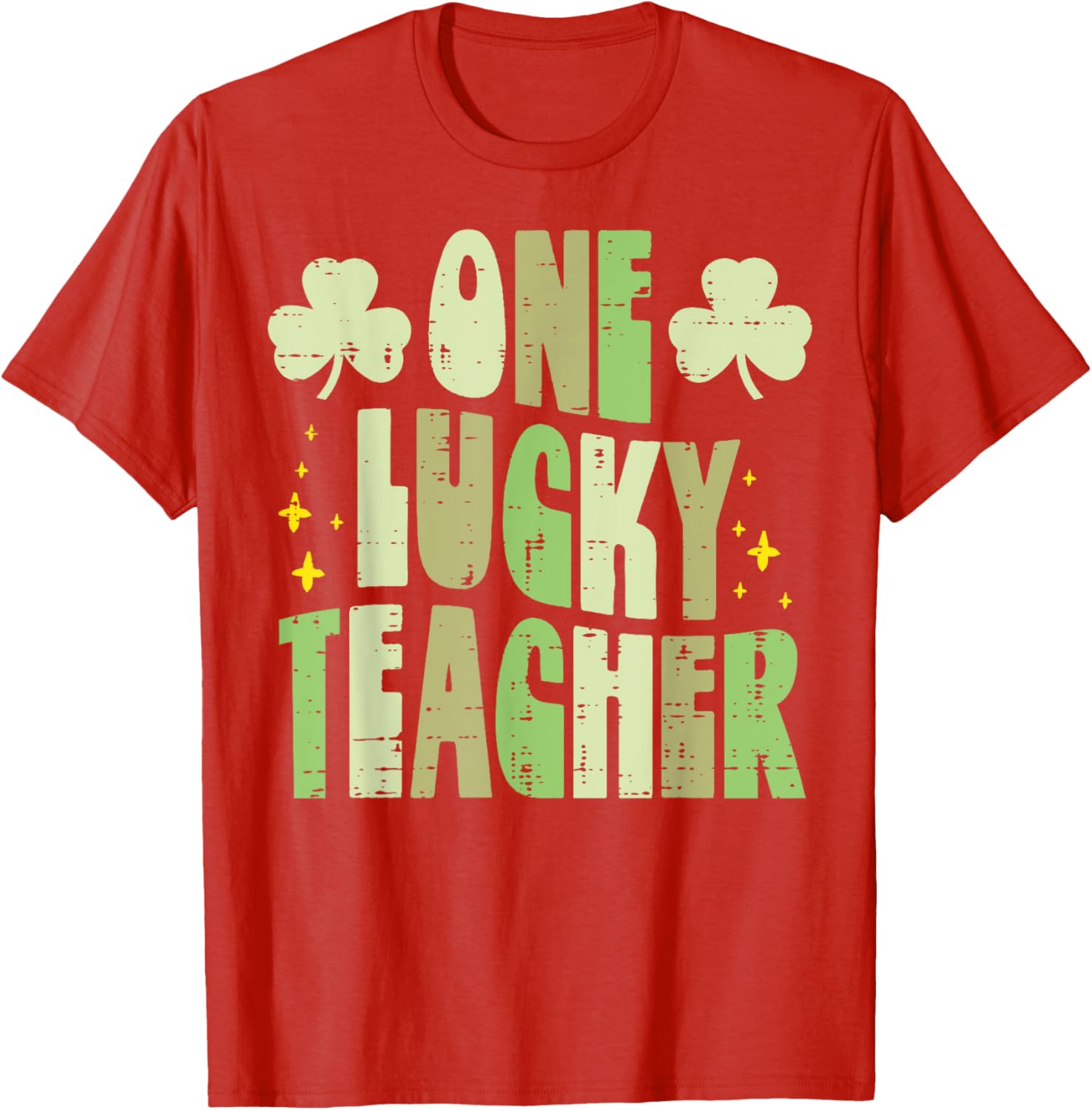 St Patricks Day One Lucky Teacher T-Shirt for Men and Women - 6