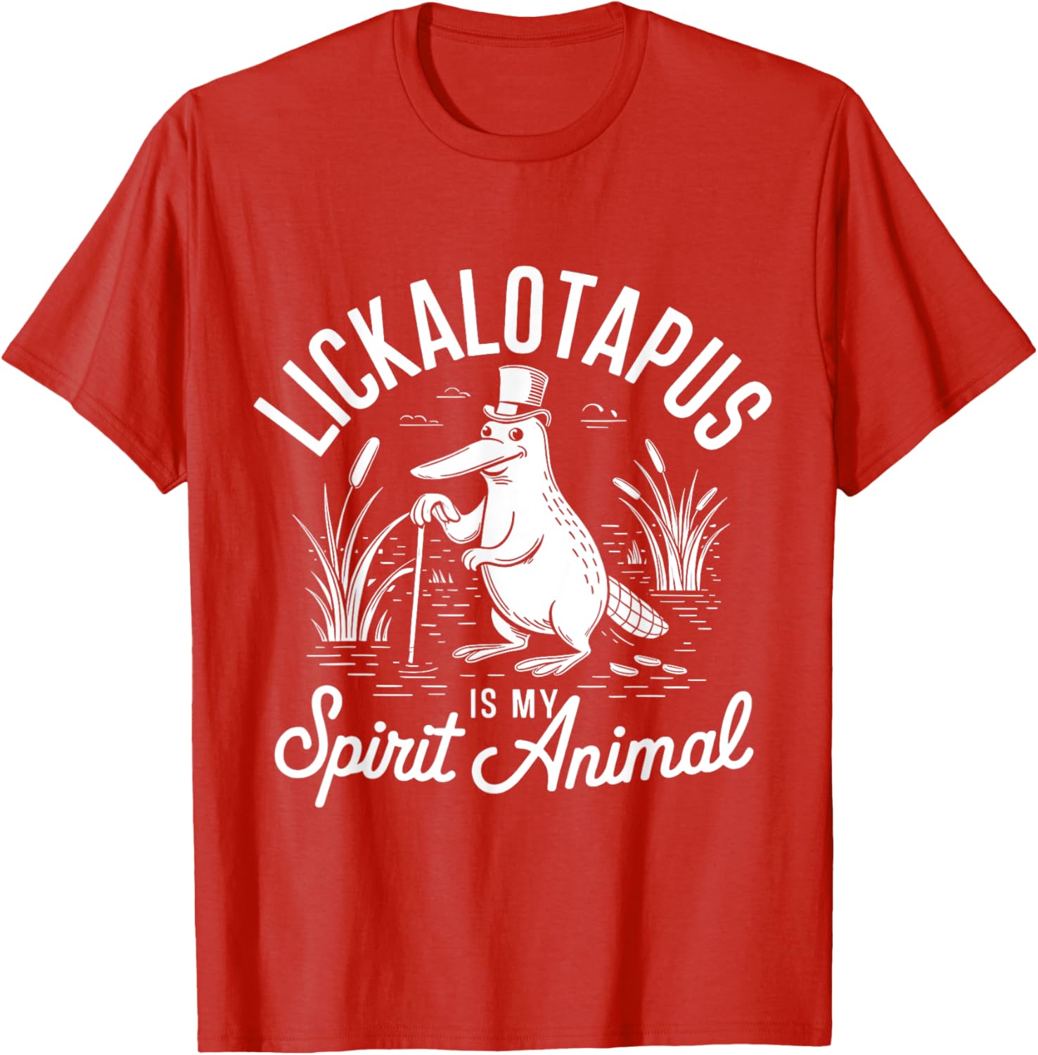 Funny Lickalotapus Lover T-Shirt - My Spirit Animal Apparel - 3