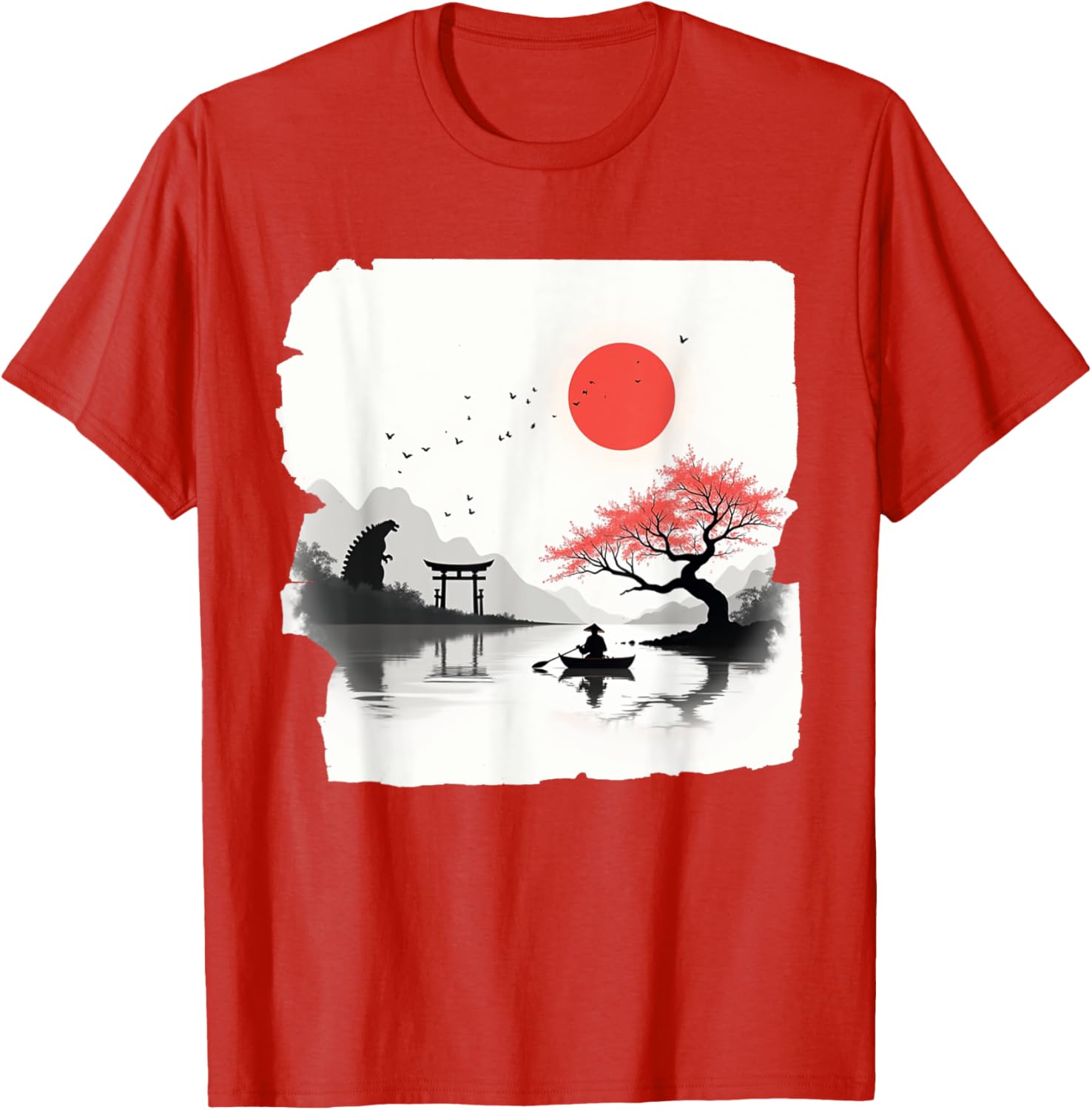 Retro Vintage Japanese Kaiju Art T-Shirt for Unique Style Lovers - 2