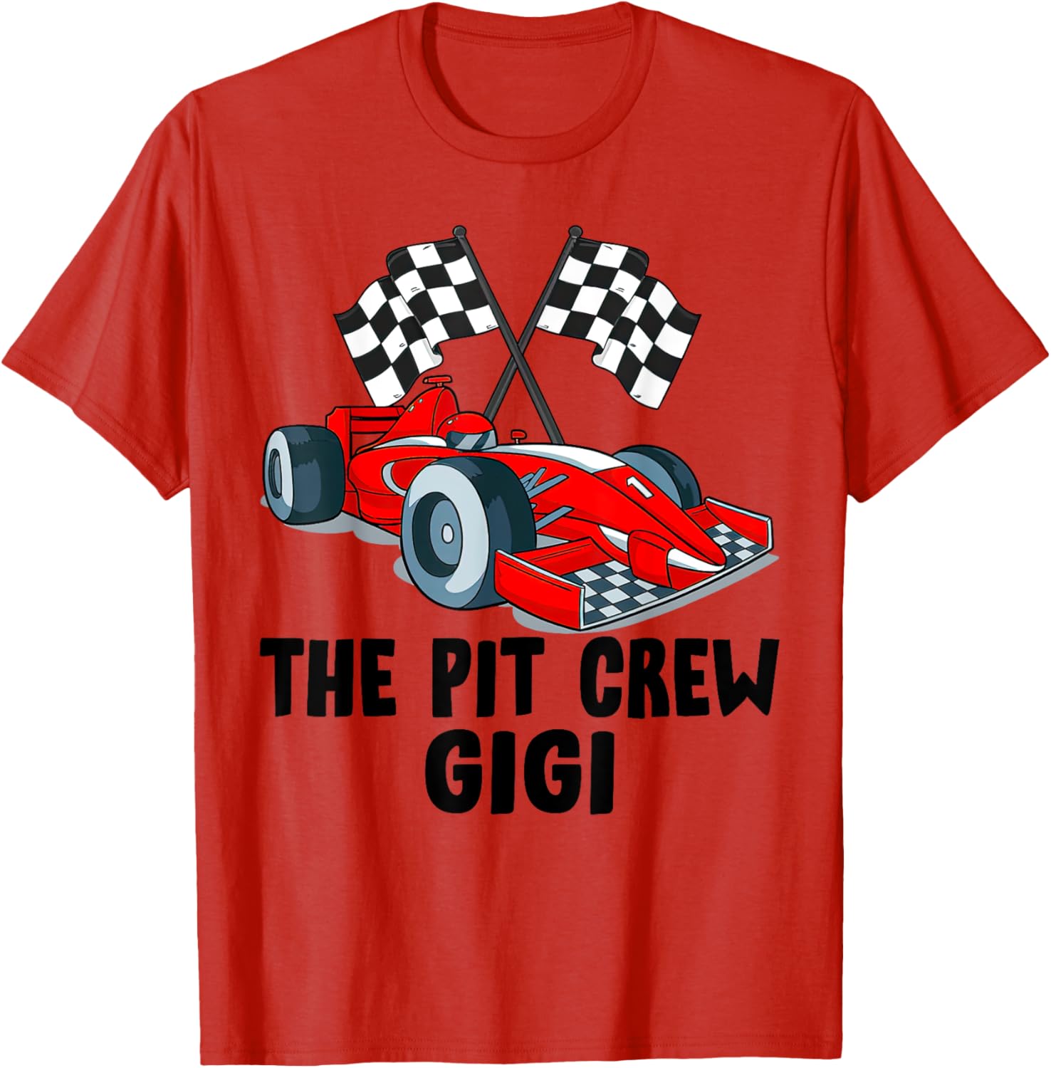 Gigi Pit Crew Race Car Birthday Party Family T-Shirt for Racing Fans - 11