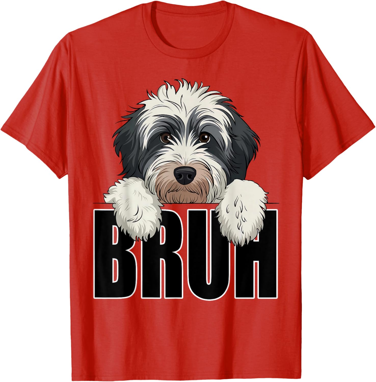 Funny Bruh Bernedoodle T-Shirt for Dog Lovers - Perfect for Boys and Kids - 5