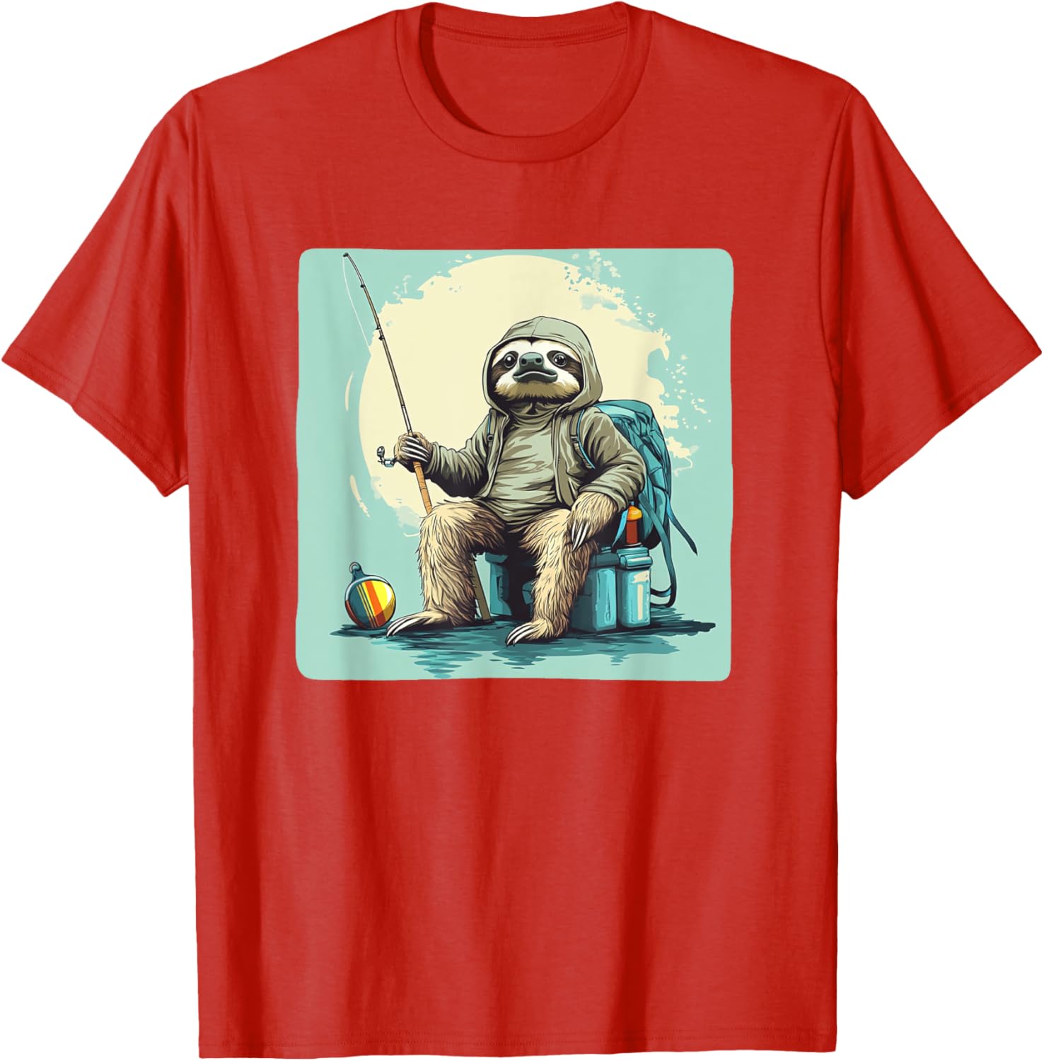 Fishing Sloth T-Shirt - Slow and Steady Wins the Catch Apparel - 18