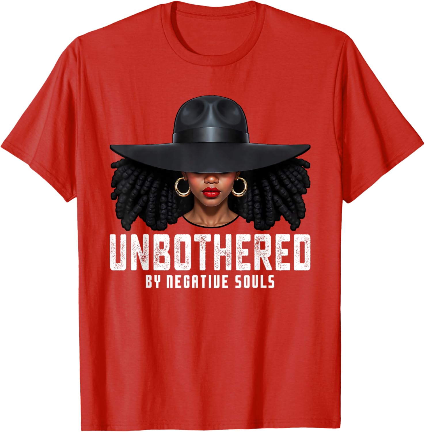 Unbothered Sassy Black Queen T-Shirt for African American Women and Girls - 2