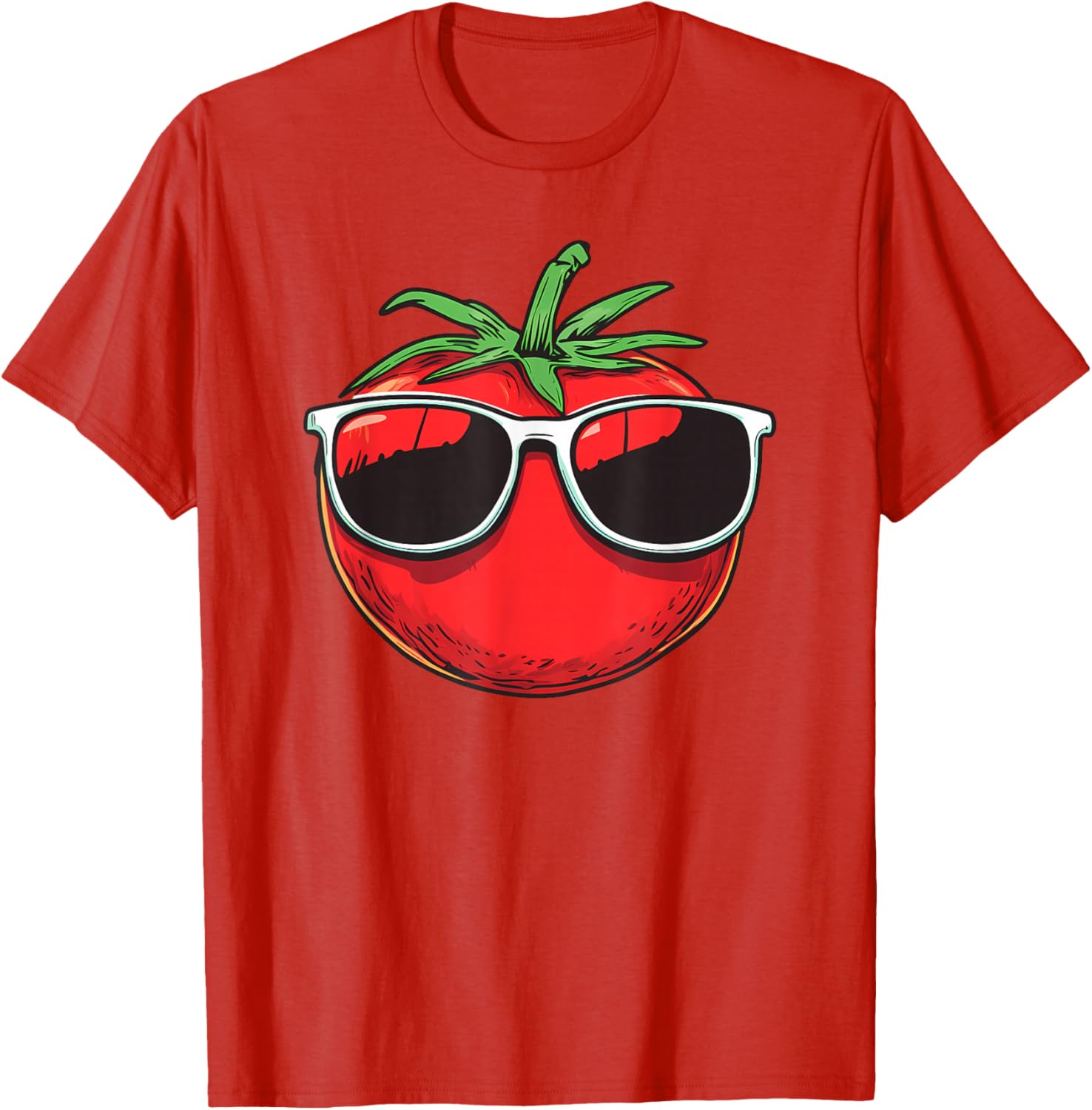 Funny Tomato Sunglasses T-Shirt for Cool Summer Style and Fun Fashion - 8