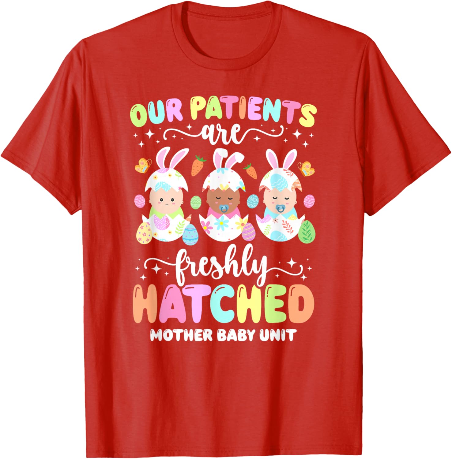 Adorable Bunny Nurse Easter T-Shirt for Mother and Baby, Perfect Gift - 1