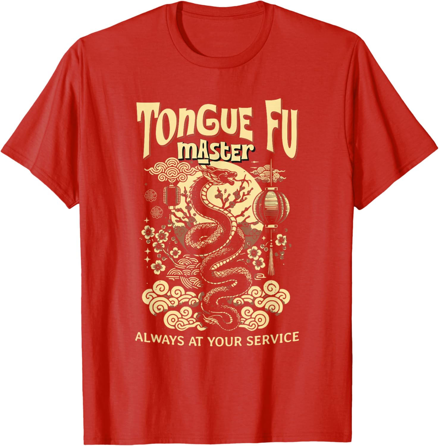 Tongue Fu Master Funny Sarcastic NSFW T-Shirt for Adults - 3