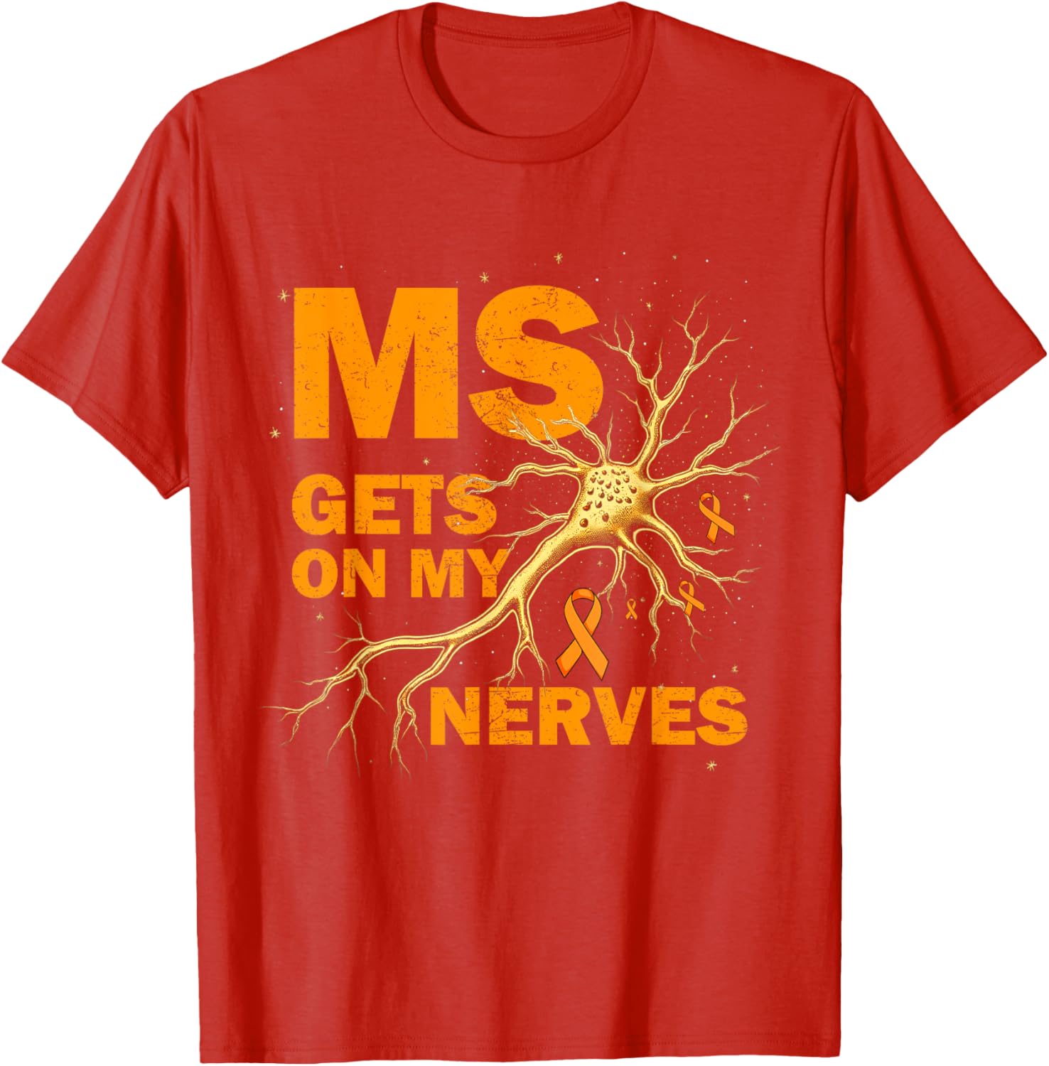 MS Awareness T-Shirt for Multiple Sclerosis Support - Cute & Comfy Design - 17