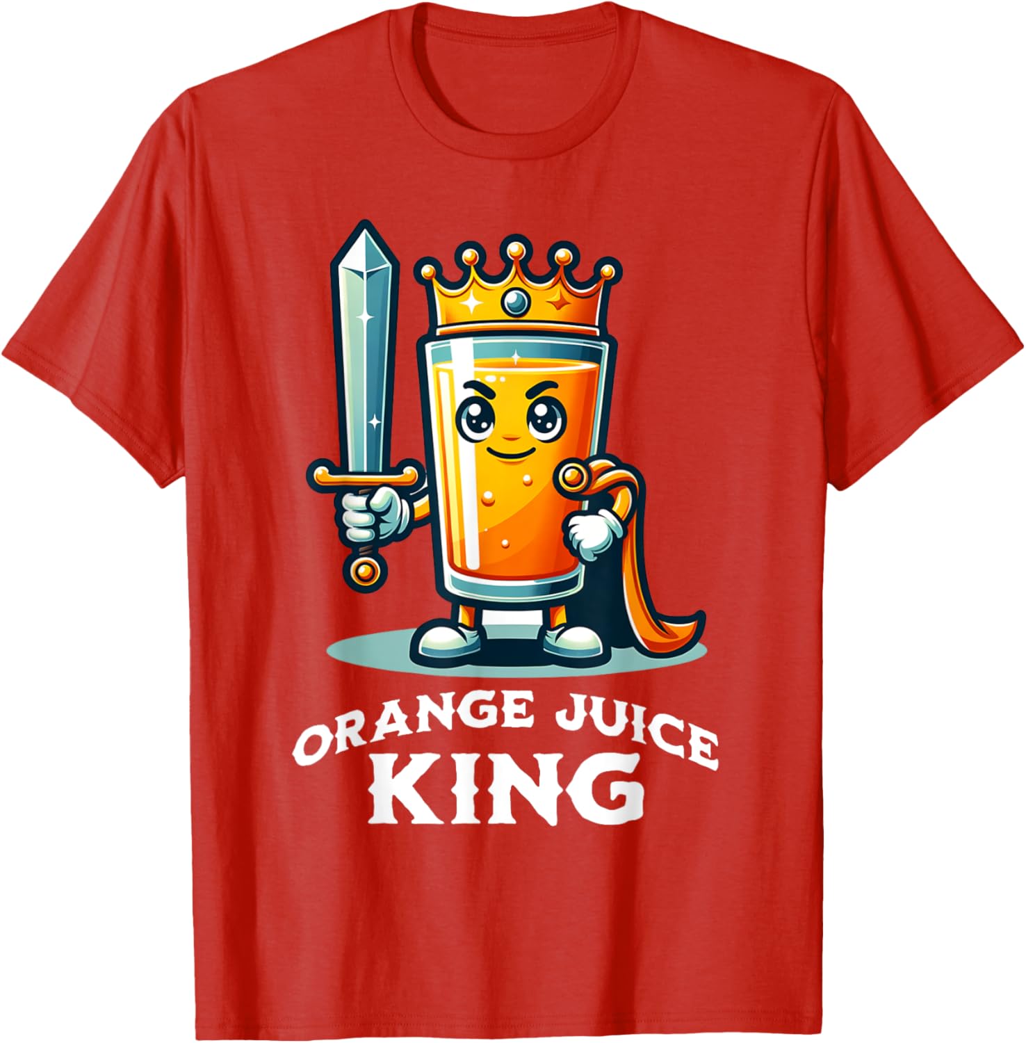 Funny Orange Juice Queen T-Shirt Fresh Juice Lovers Clothing - 3