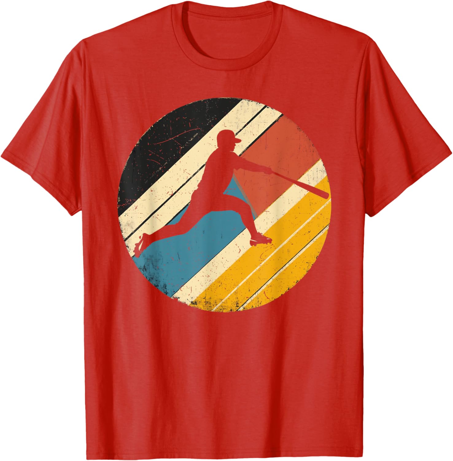 Retro Vintage Baseball Player T-Shirt for Men, Women, and Kids - 4