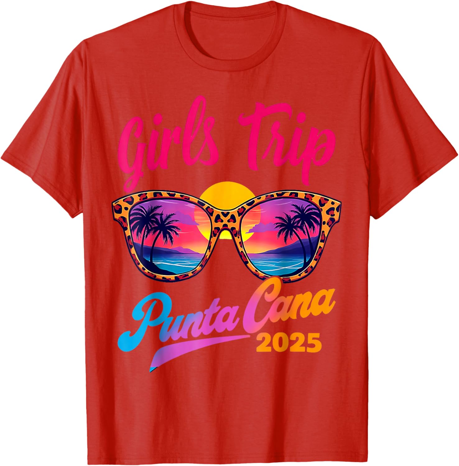Girls Trip Punta Cana 2025 Matching Summer T-Shirt for Women - 17