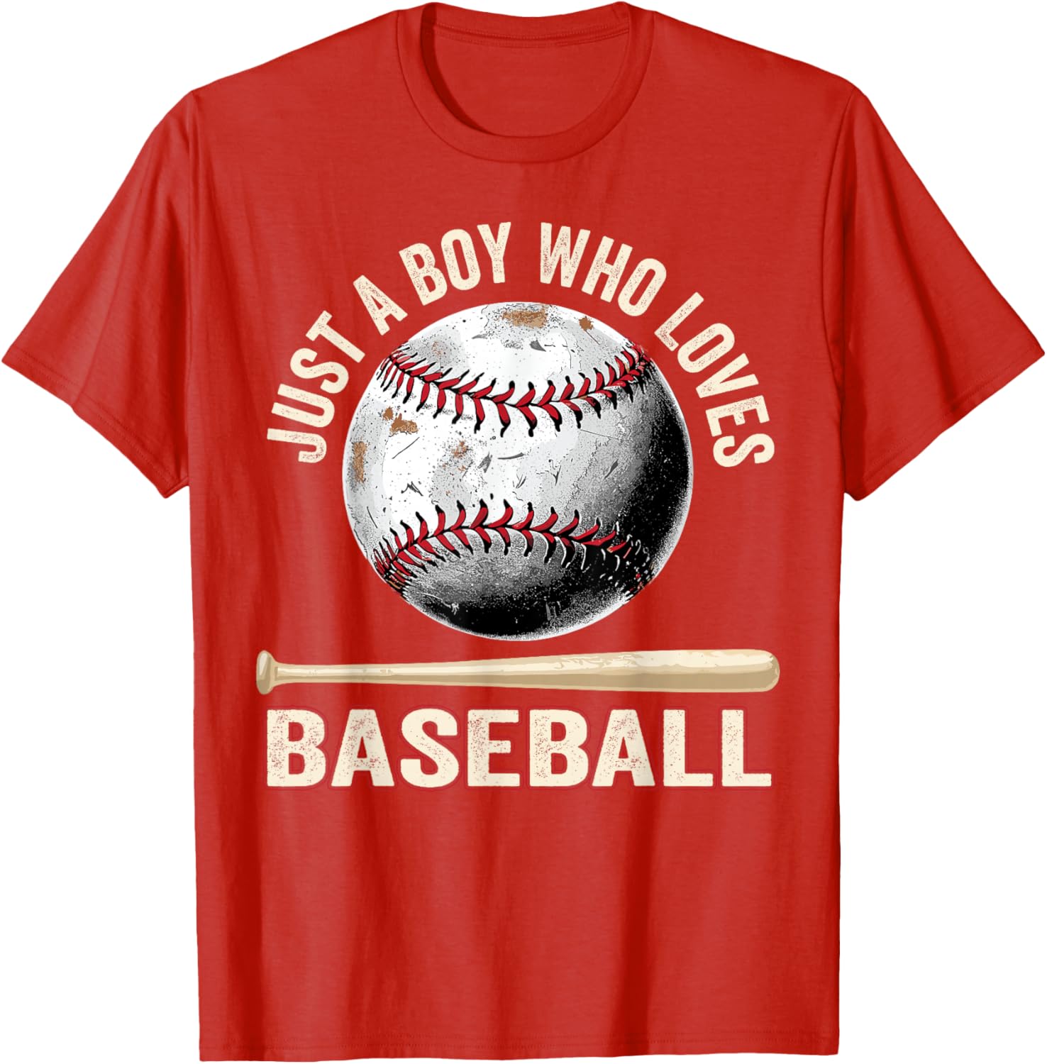 Funny Just A Boy Who Loves Baseball T-Shirt for Fans and Players - 6