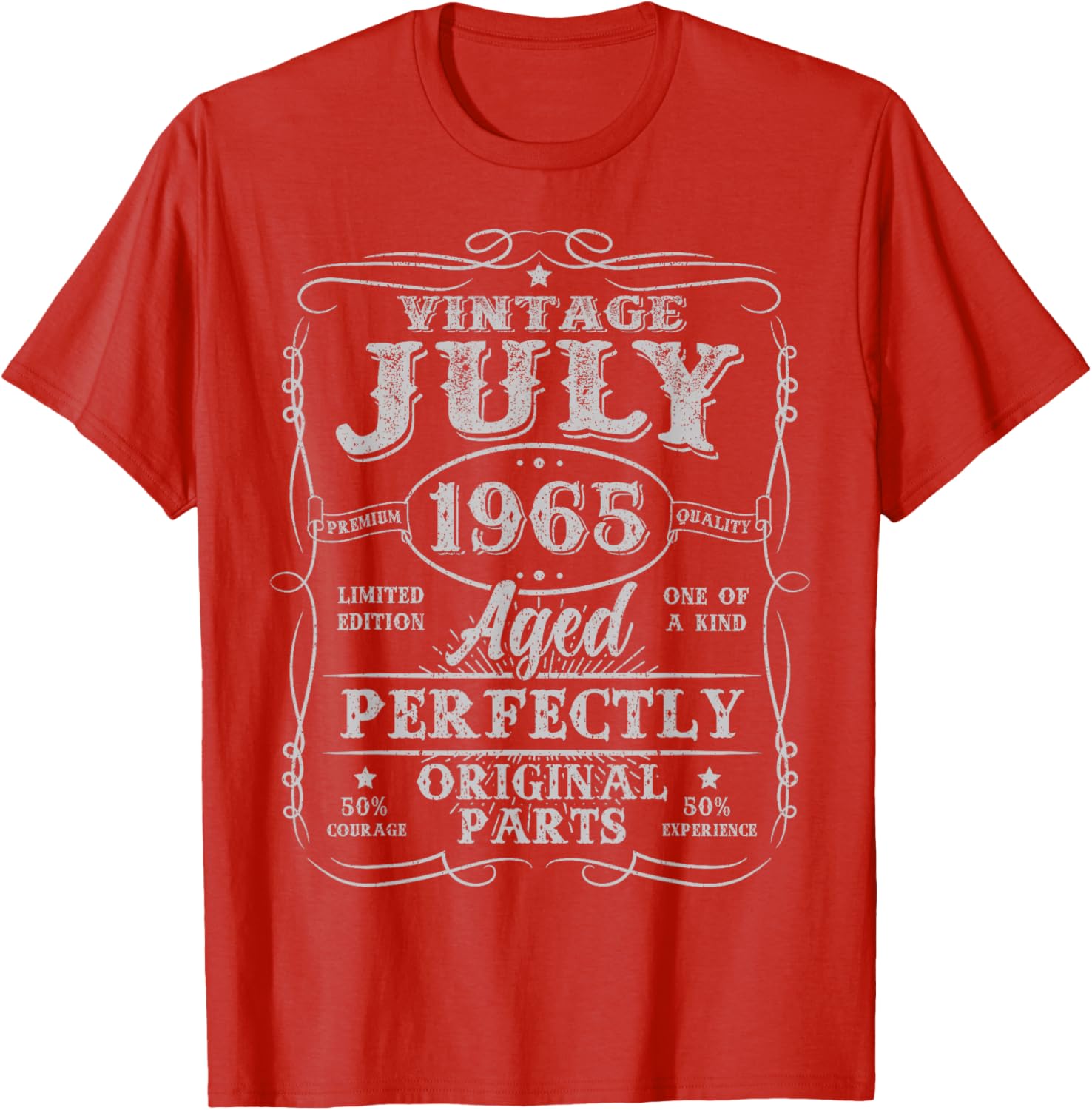 Vintage 1965 Retro 60th Birthday T-Shirt for Men and Women - 13