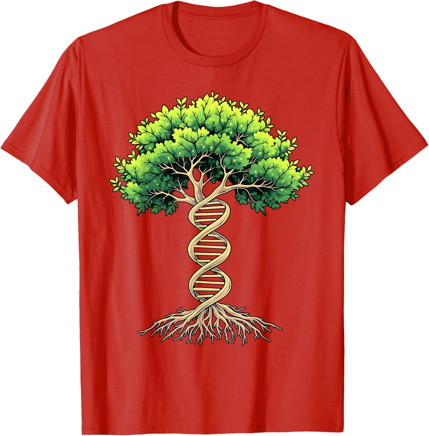 DNA Tree Life Science Nature T-Shirt for Science Lovers and Nature Fans - 2