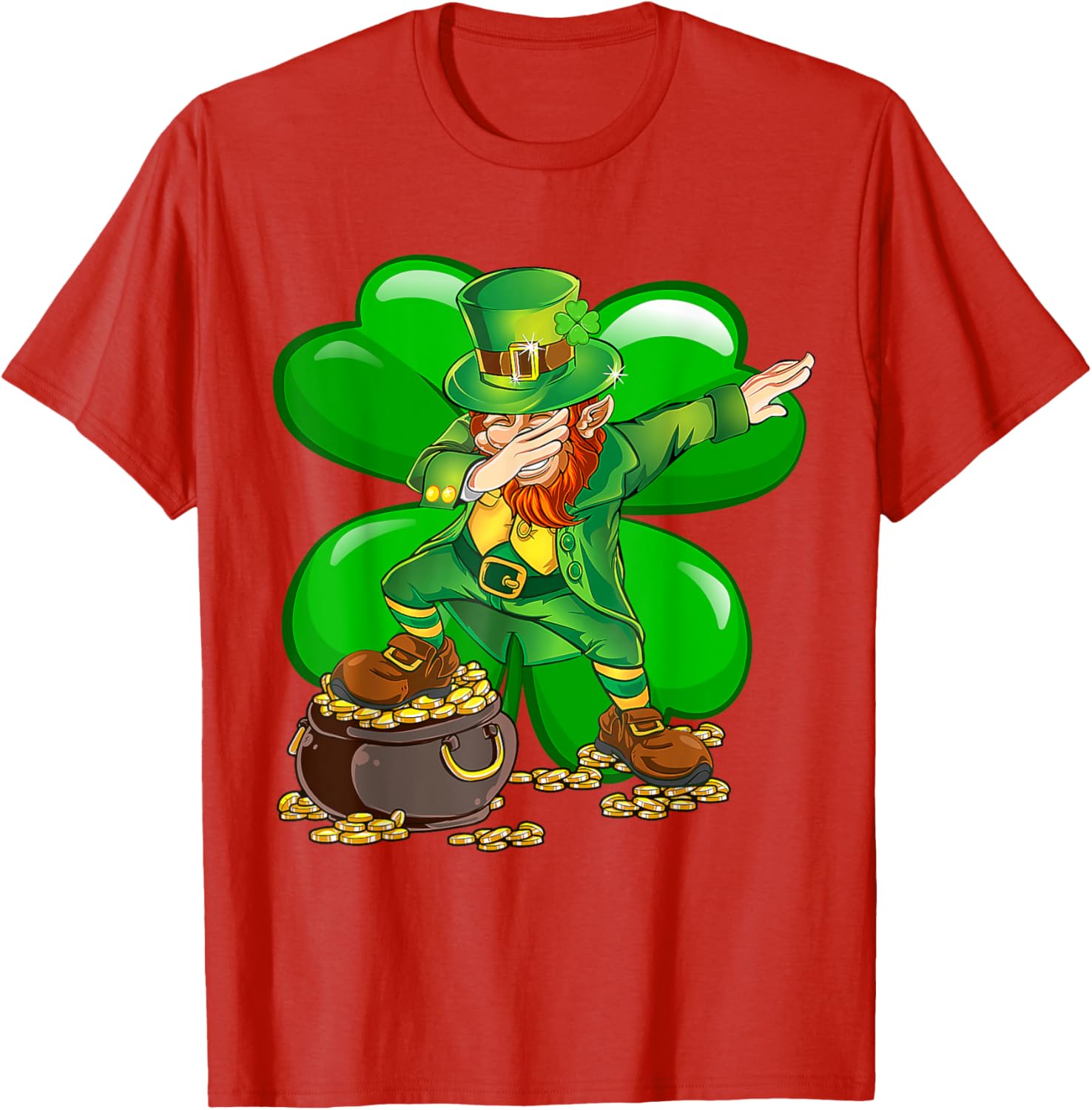 Dabbing Leprechaun T-Shirt for St Patrick's Day Fun for Everyone - 21