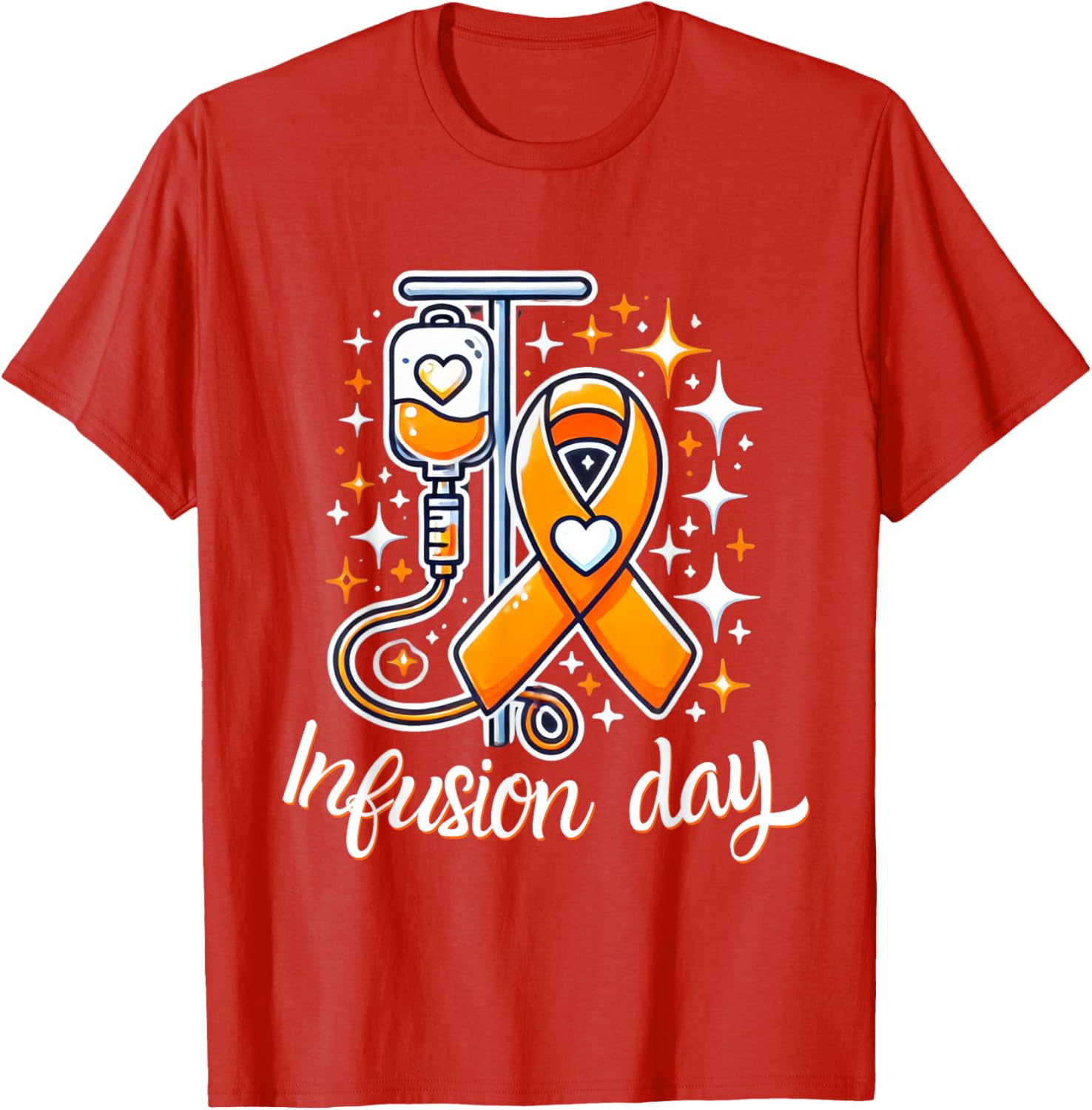 MS Infusion Day Multiple Sclerosis Awareness Ribbon T-Shirt for Supporters - 15