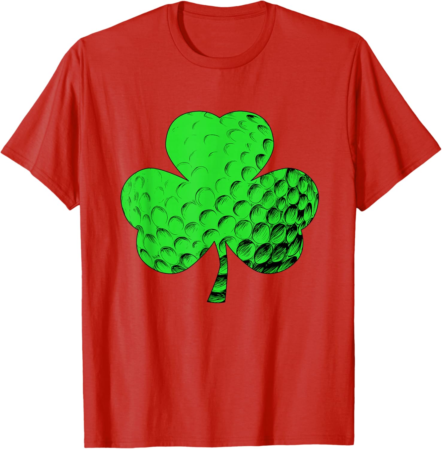 Irish Shamrock Golfing T-Shirt for St. Patrick's Day Celebration - 18