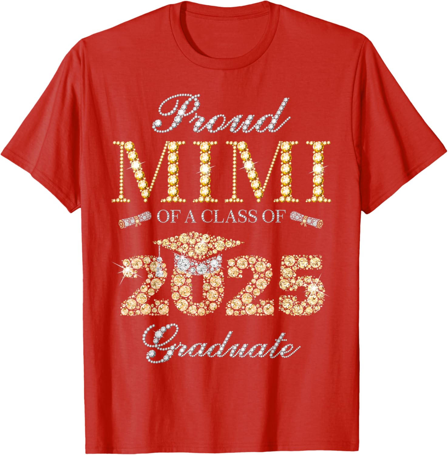 Proud Mimi of a Class of 2025 Graduate T-Shirt for Celebrating Achievements - 8